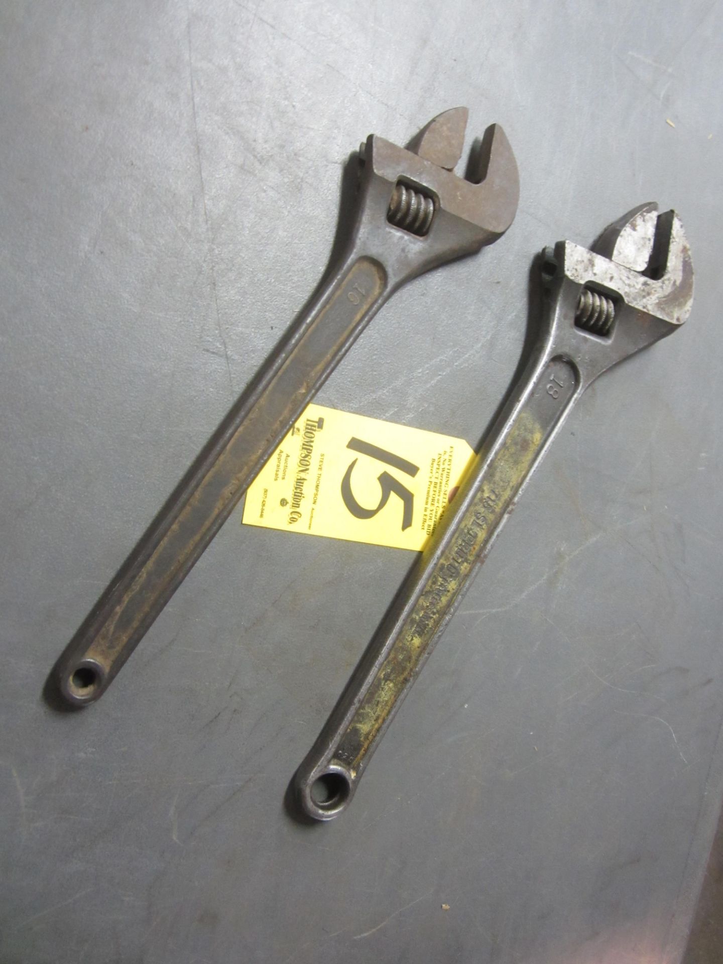 (2) Adjustable Wrenches