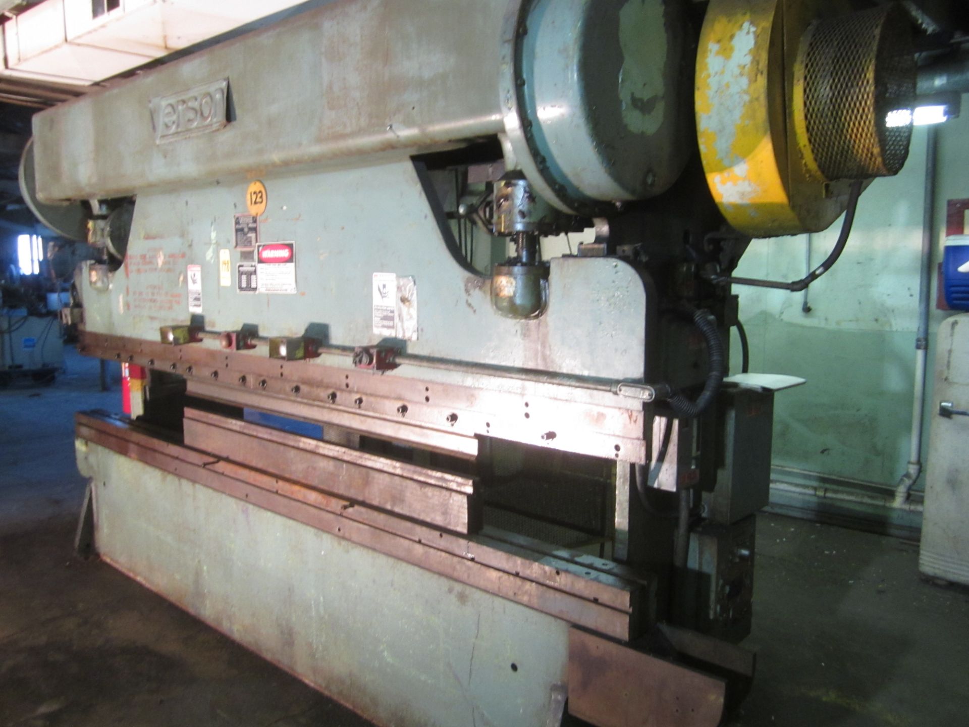 Verson 12' X 65 Ton Mechanical Press Brake, s/n 16871-2010-65, 12' Over All, 10'6" Between Housings, - Image 2 of 7