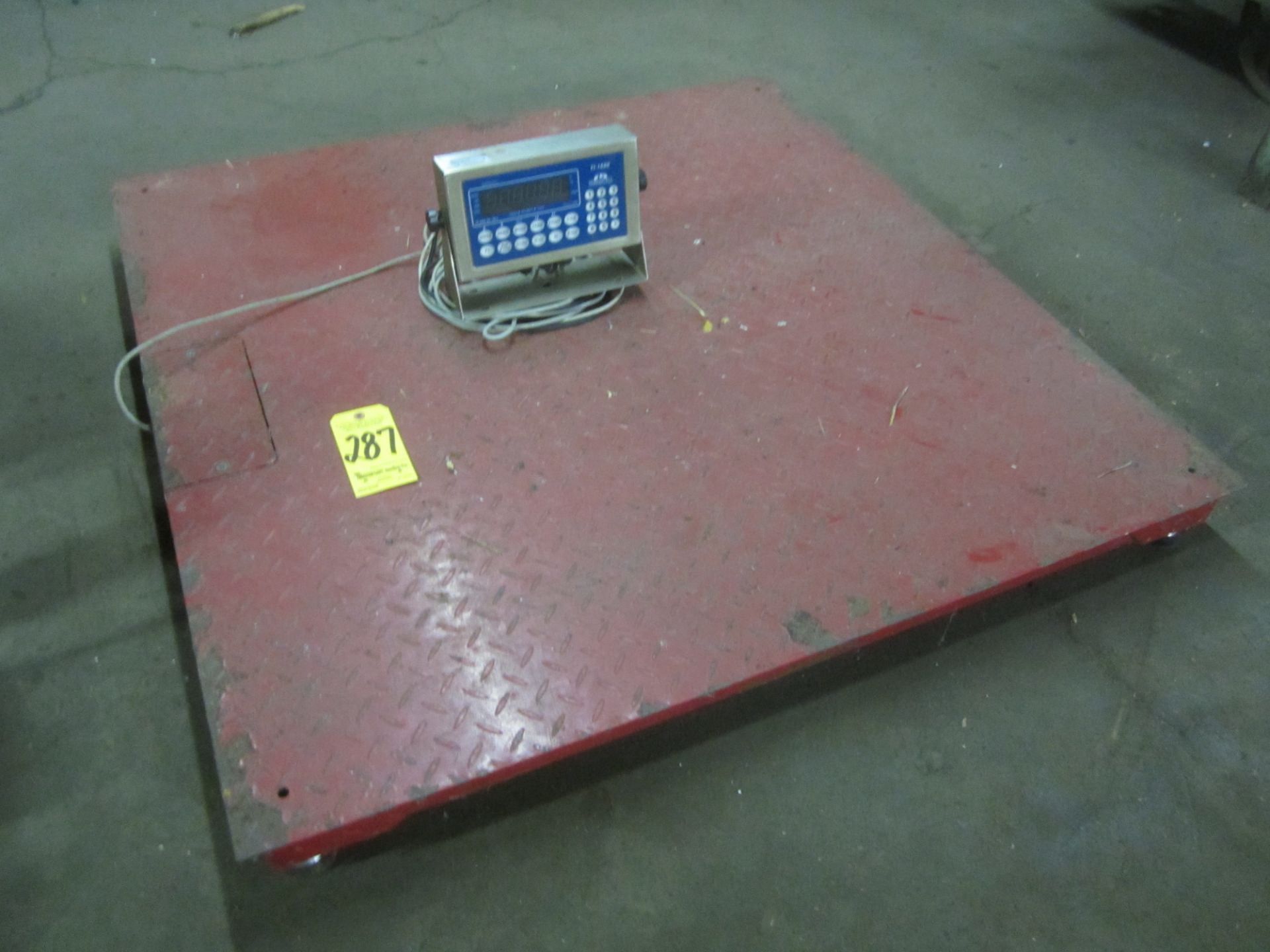 Transcell Model TI-1680 Digital Platform Scale, 4' X 4' Platform, 5,000 Lb. Cap. - Image 3 of 3