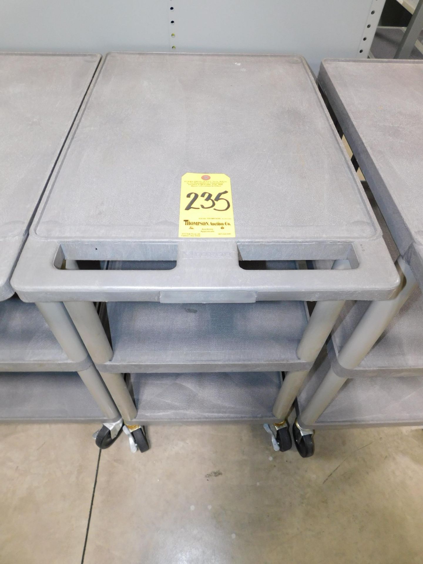 Luxor 3 Tier Plastic Cart