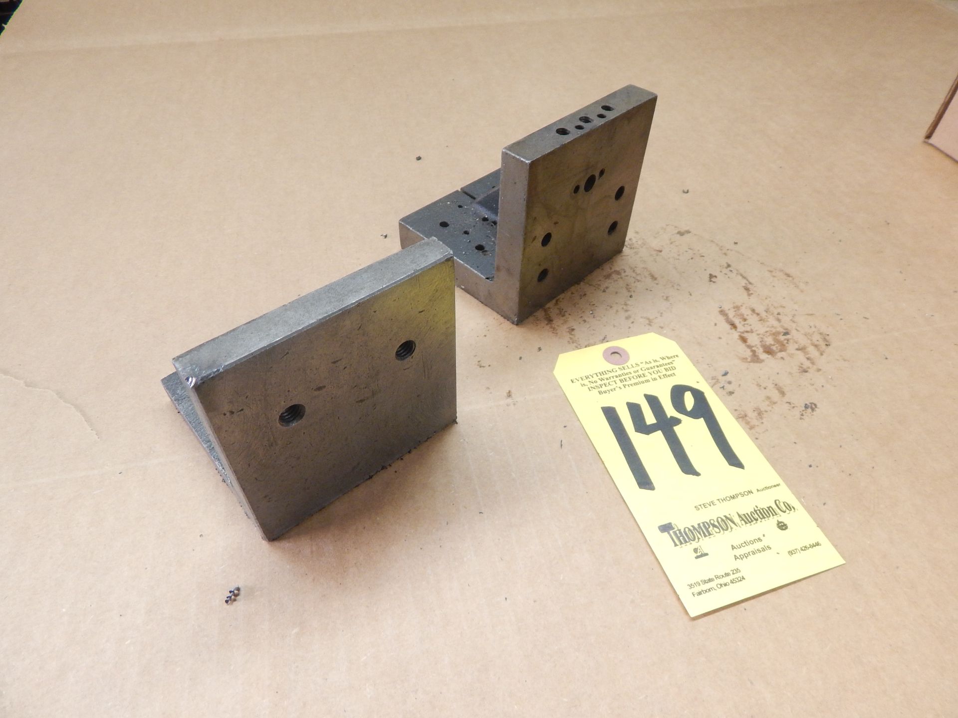 (2) Angle Plates, 4" X 4" X 4"