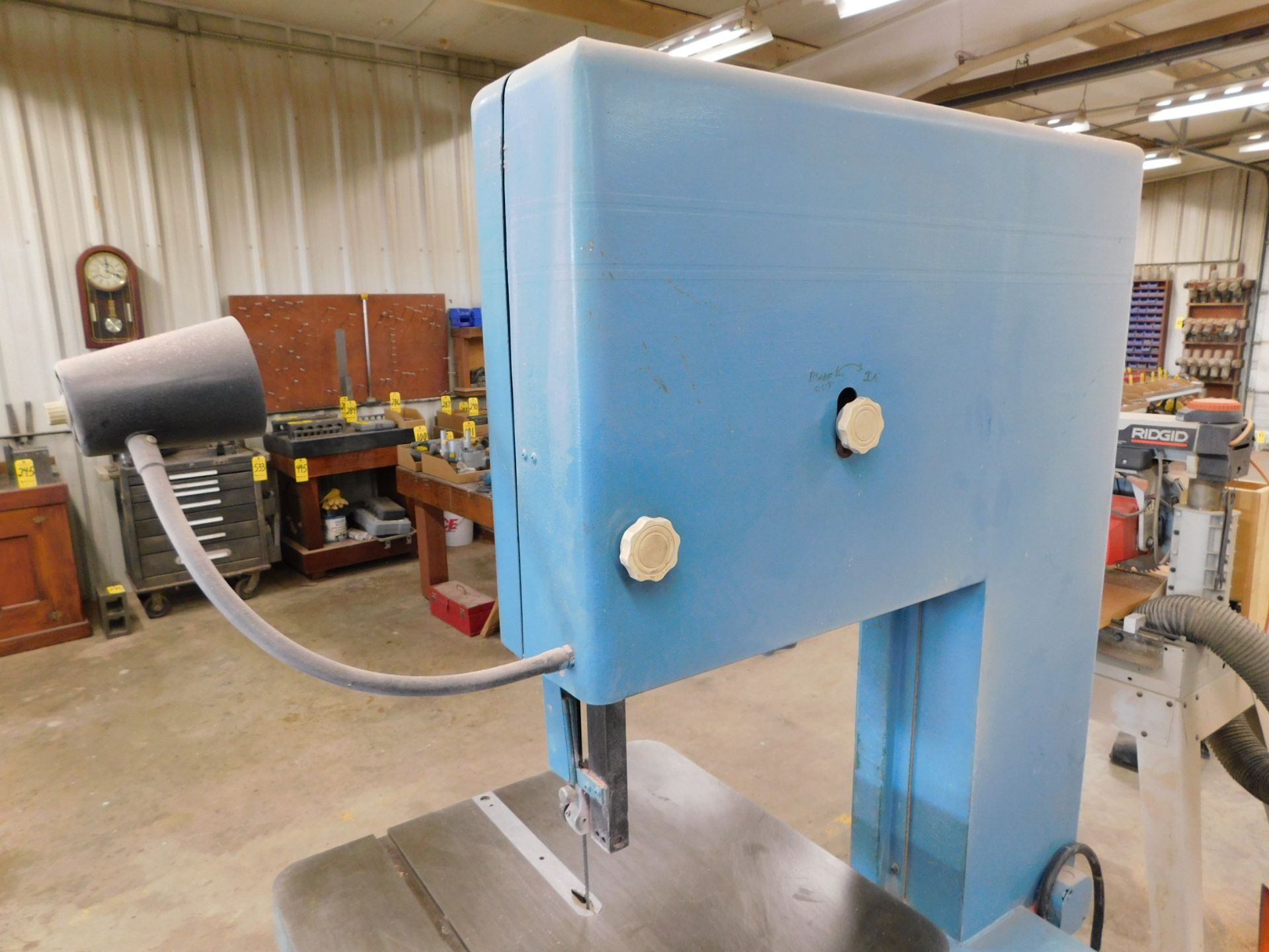 Powermatic Model 81 20" Wood Cutting Vertical Bandsaw, SN 481084, 3 phs. - Image 8 of 12