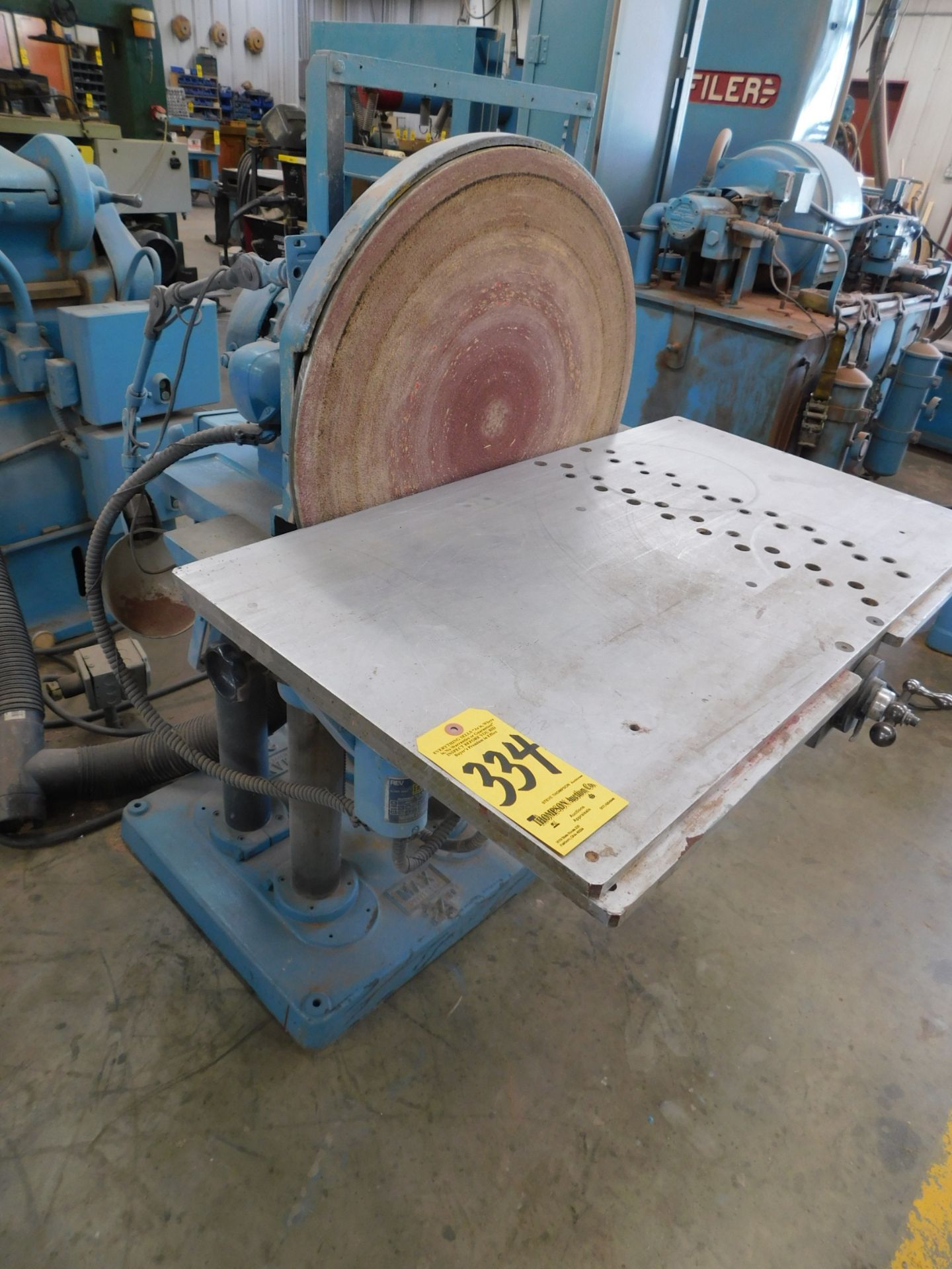 Max Universal 24" Disc Sander with Micrometer Infeed Table, 2 HP, 3 phs. - Image 2 of 12
