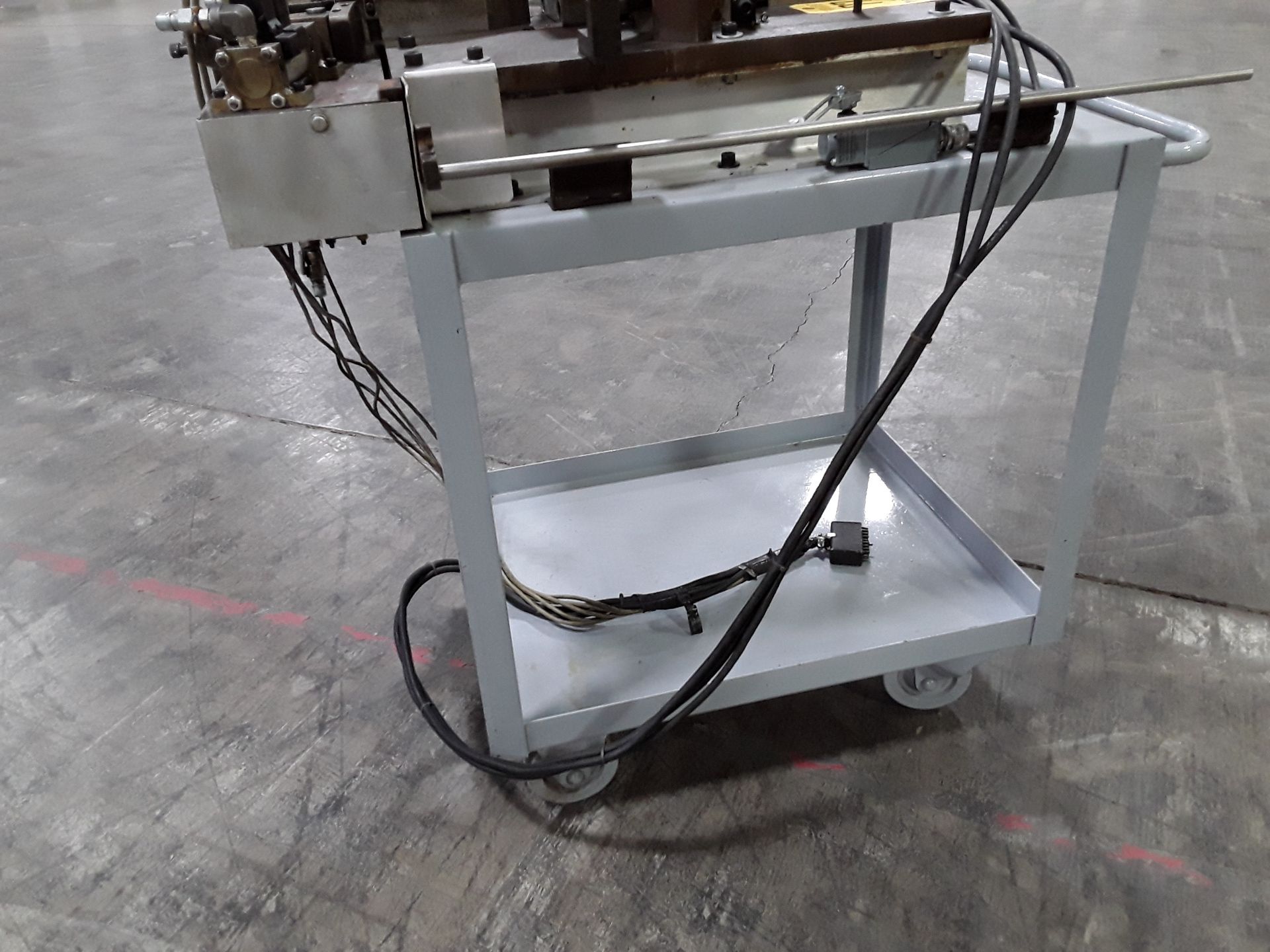 Custom Built Hydraulic Bender, No Hydraulic Unit, Mounted on Cart, Address for Inspection and Pick - Image 4 of 4