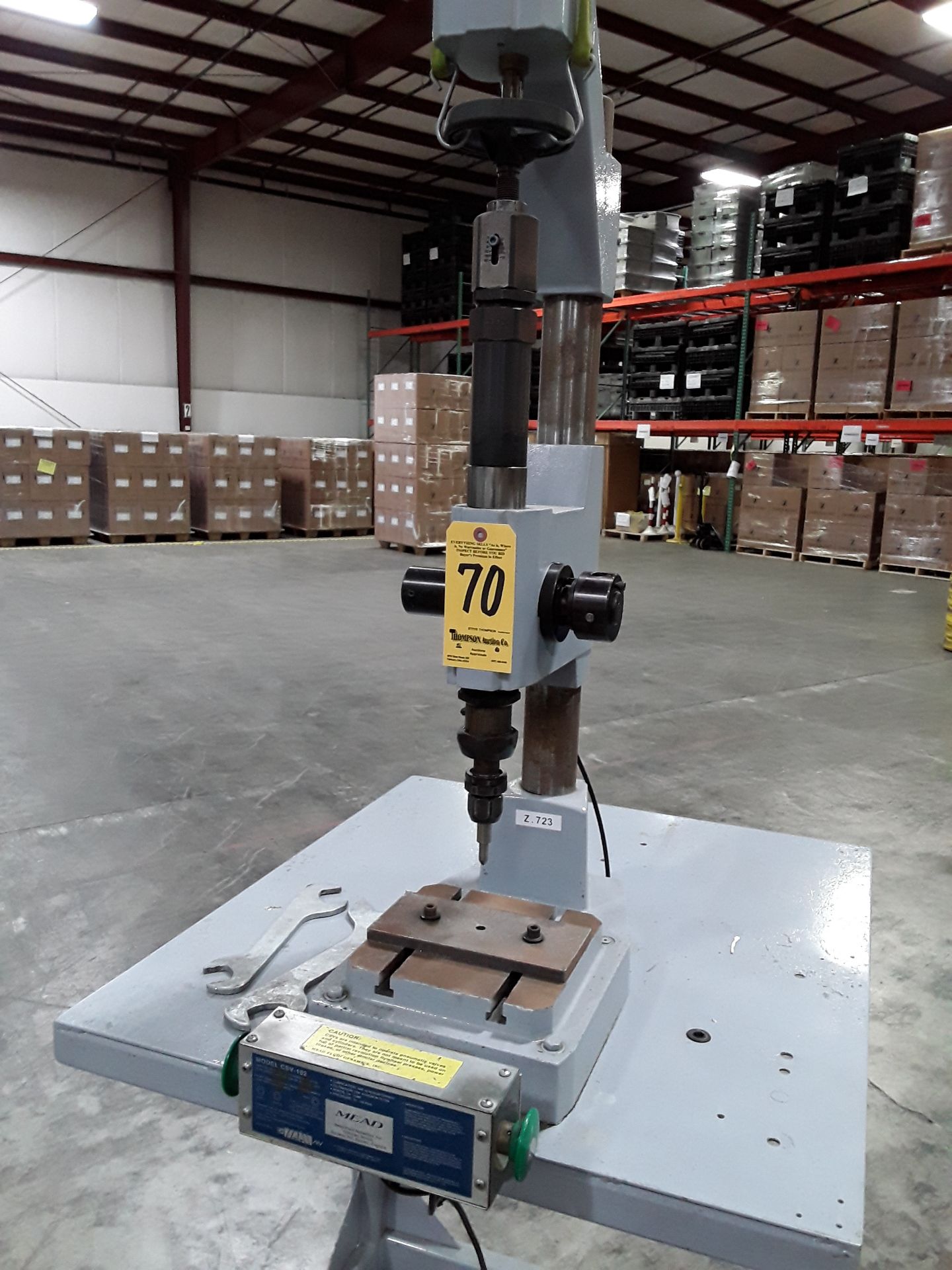 Mecco Machine Model MC-30D Marking Machine, s/n 15440, with Stand on Casters, Address for Inspection - Image 2 of 3