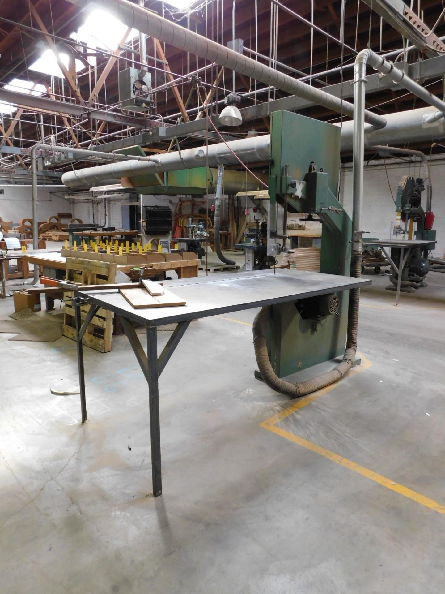 Meber Model 800, 32" Vertical Band Saw, s/n 3165, Infinite Radius Table from 2" - 72" - Image 3 of 7