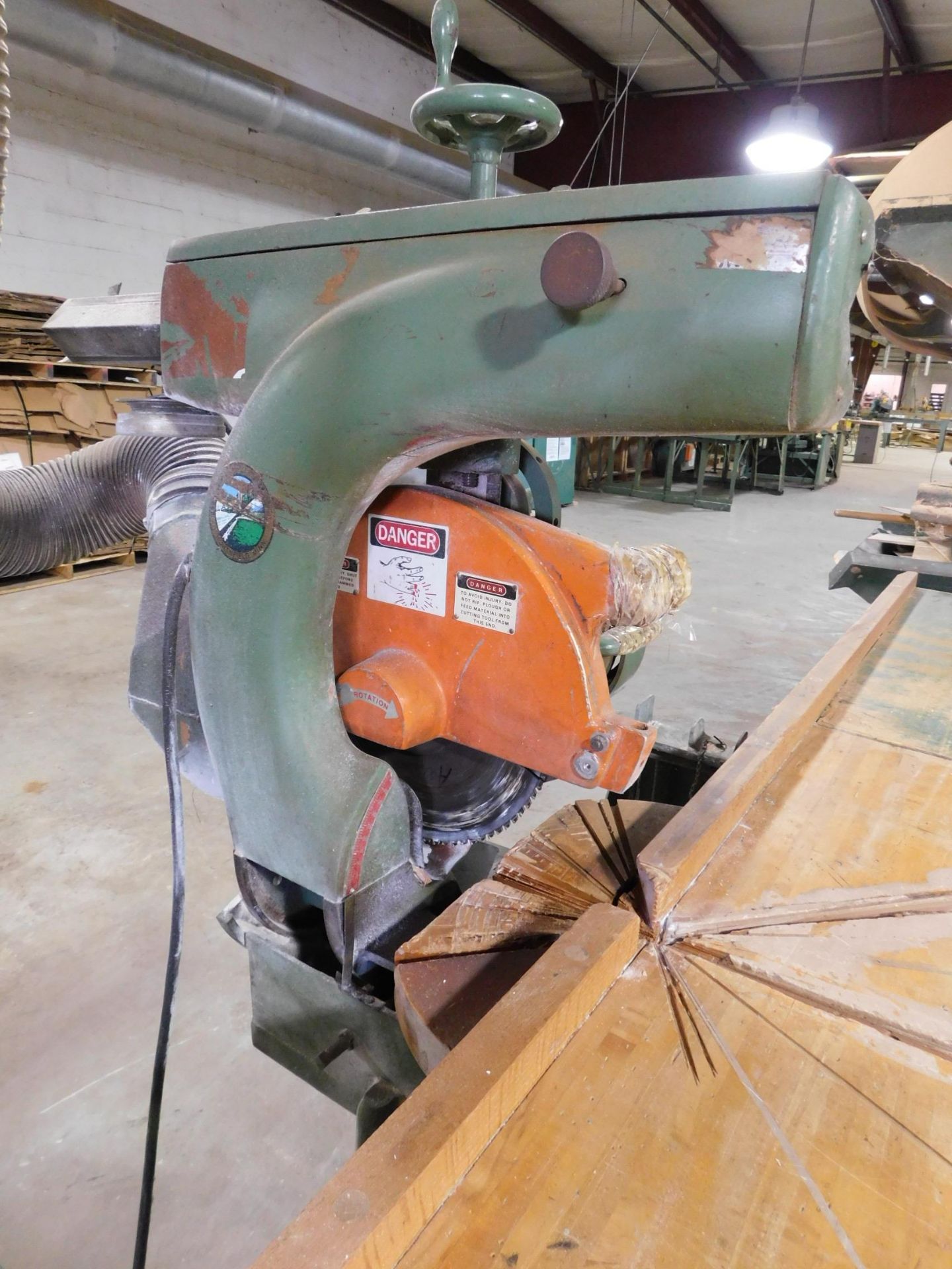 Northfield Unipoint Model X36AF Radial Arm Saw, s/n 8521-32K, 16” Max. Blade Diameter, 25” Max. - Image 2 of 7