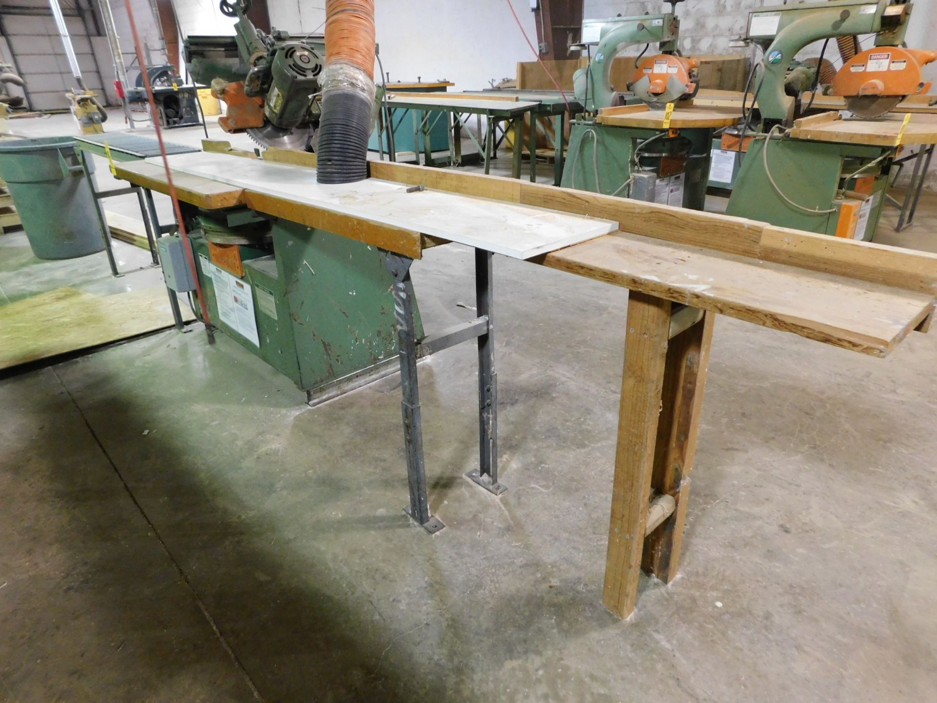 Northfield Unipoint Model X36AF Radial Arm Saw, s/n 831087-L, 16” Max. Blade Diameter, 25” Max. - Image 6 of 7