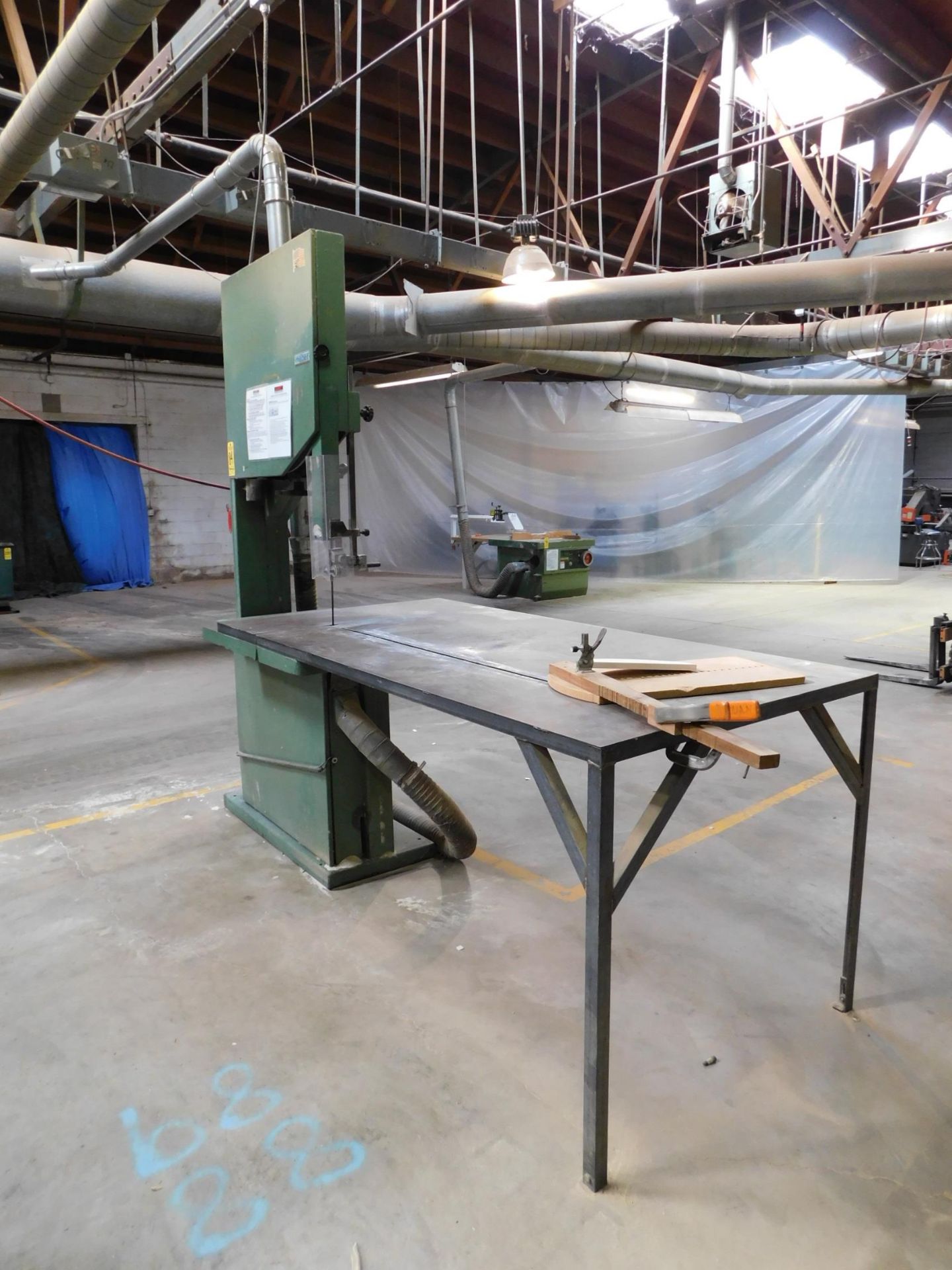 Meber Model 800, 32" Vertical Band Saw, s/n 3165, Infinite Radius Table from 2" - 72" - Image 2 of 7