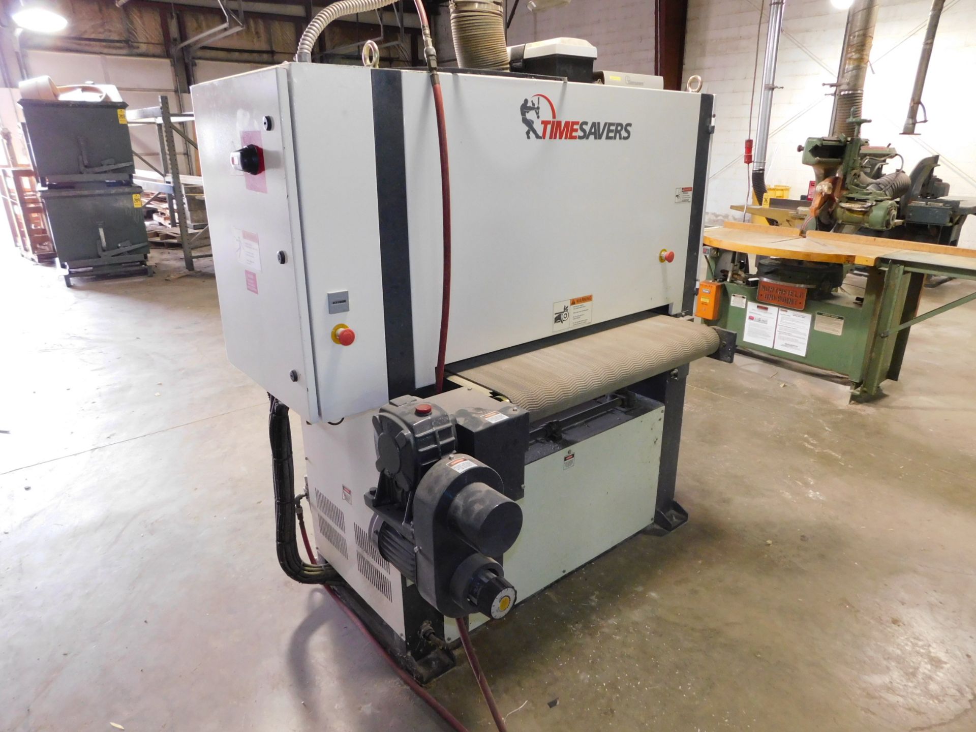 Timesaver Model Series 1300, Model 1311-13-1 Belt Sander, s/n 90106, New 2005, 37” X 60” Belt - Image 4 of 8