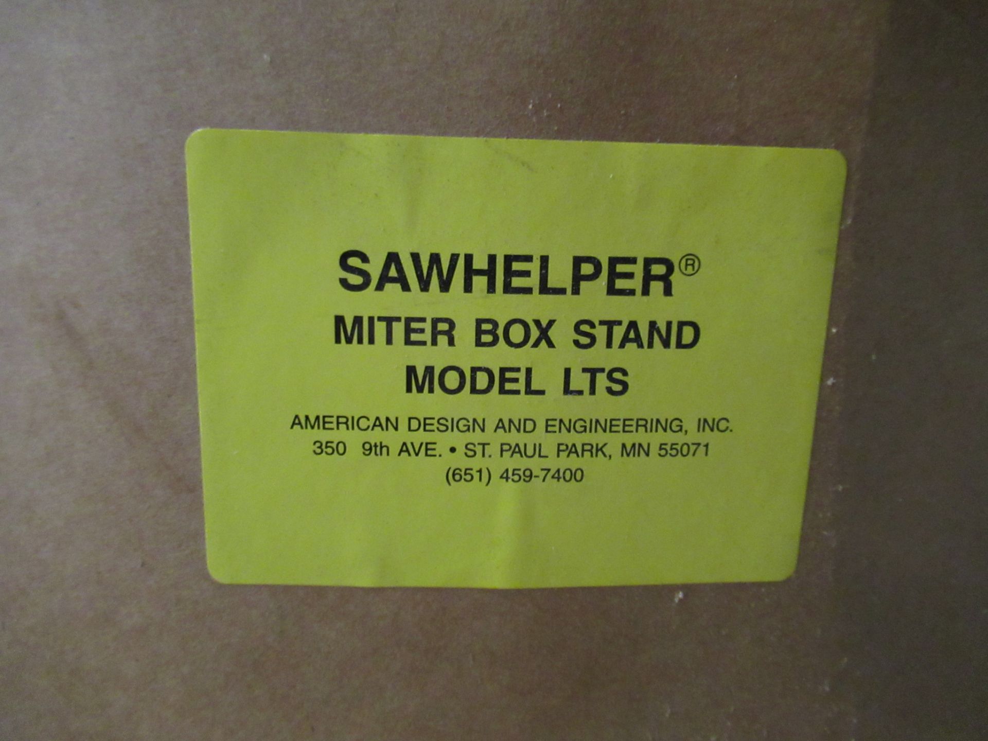 Saw Helper Miter Box Stand, Model LTS, Saw Helper Miter Fence Set, Model U85, and Installation - Image 2 of 5