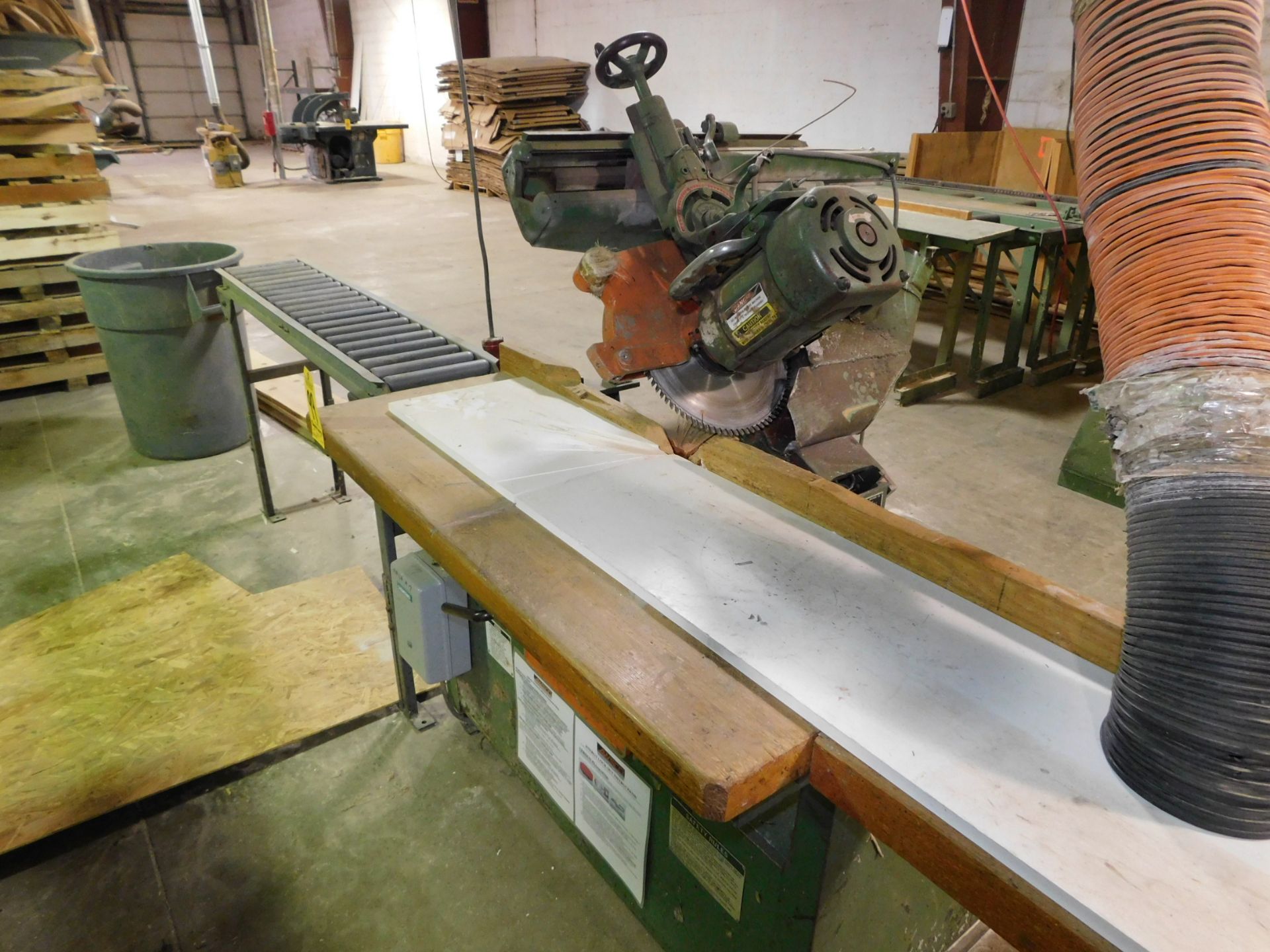 Northfield Unipoint Model X36AF Radial Arm Saw, s/n 831087-L, 16” Max. Blade Diameter, 25” Max. - Image 4 of 7