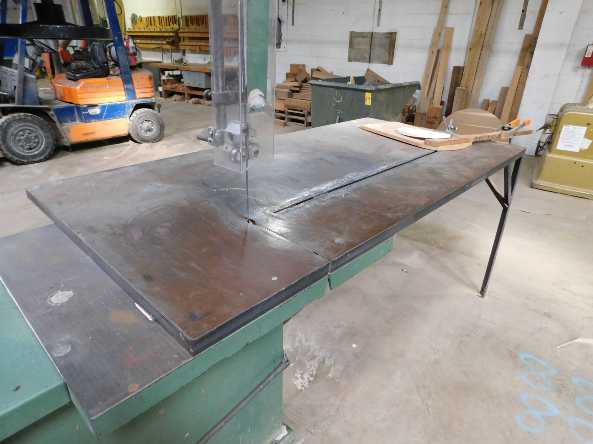Meber Model 800, 32" Vertical Band Saw, s/n 3165, Infinite Radius Table from 2" - 72" - Image 5 of 7