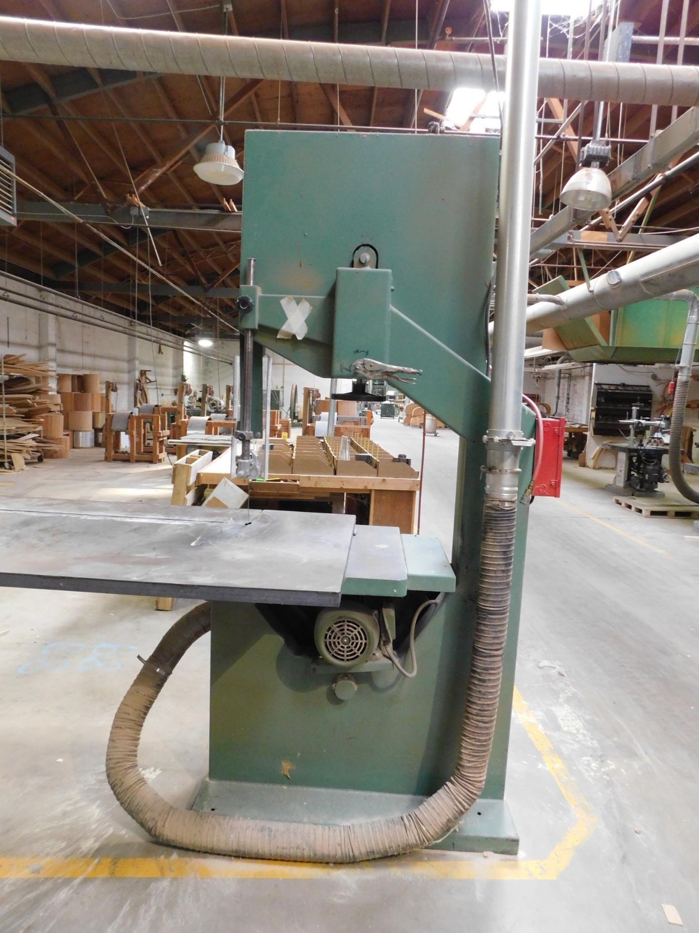 Meber Model 800, 32" Vertical Band Saw, s/n 3165, Infinite Radius Table from 2" - 72" - Image 4 of 7