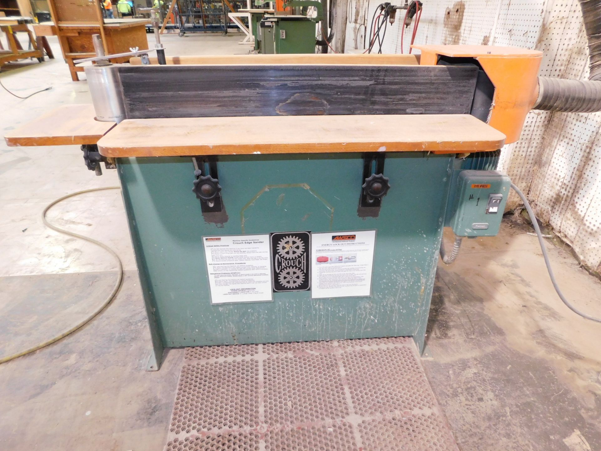 Crouch Model ET-40 Edge Sander, 6” X 40” Capacity - Image 3 of 6