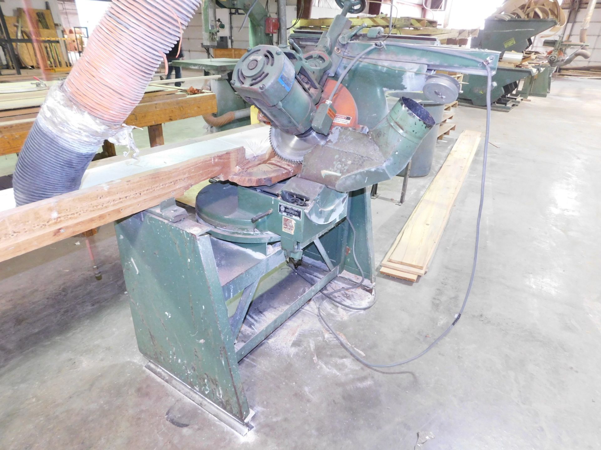 Northfield Unipoint Model X36AF Radial Arm Saw, s/n 831087-L, 16” Max. Blade Diameter, 25” Max. - Image 7 of 7