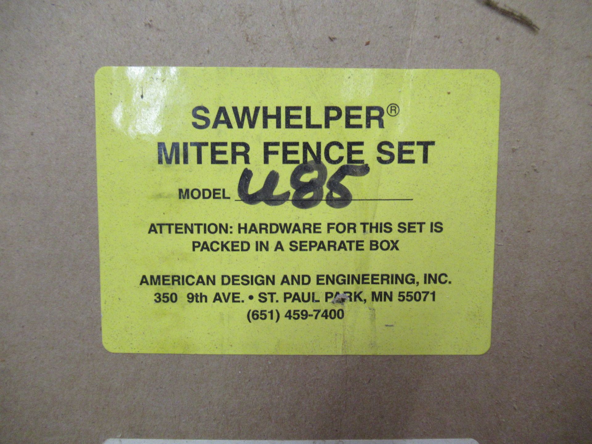 Saw Helper Miter Box Stand, Model LTS, Saw Helper Miter Fence Set, Model U85, and Installation - Image 3 of 5