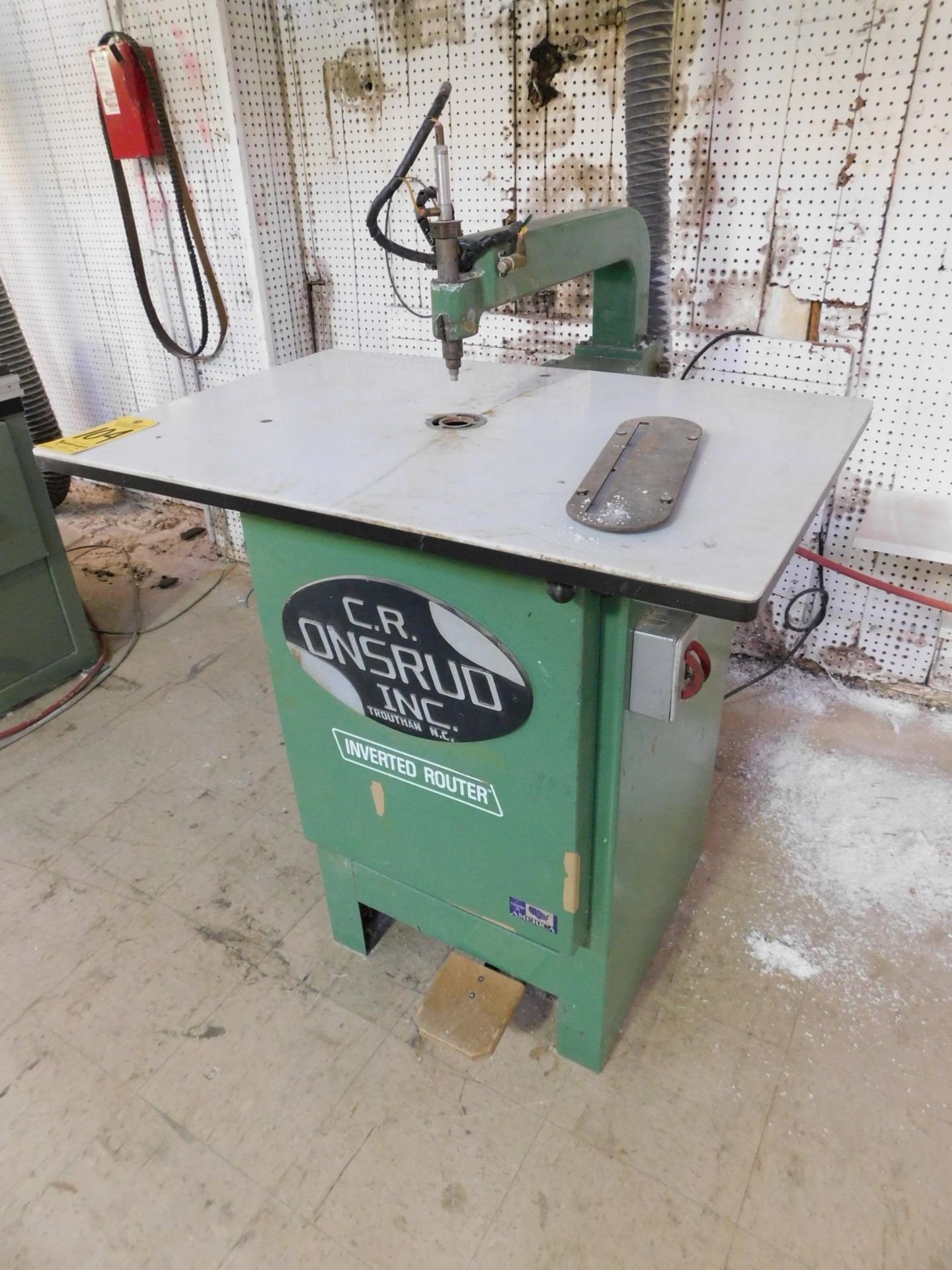 Onsrud Model 2003 Inverted Pin Router, s/n 20267, 20” Throat, 24” X 36” Table