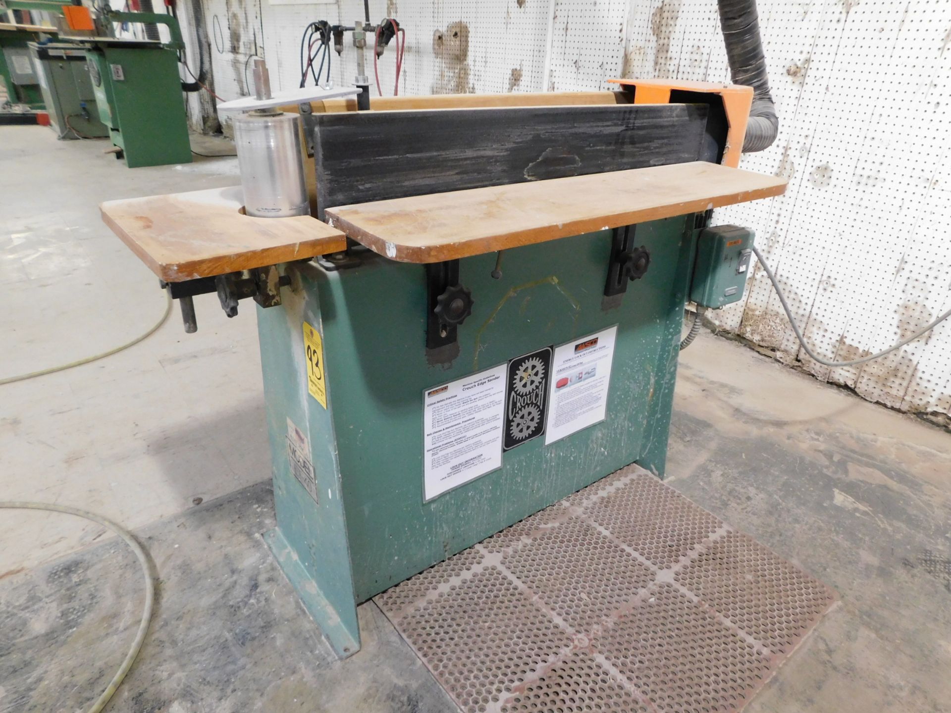 Crouch Model ET-40 Edge Sander, 6” X 40” Capacity - Image 2 of 6