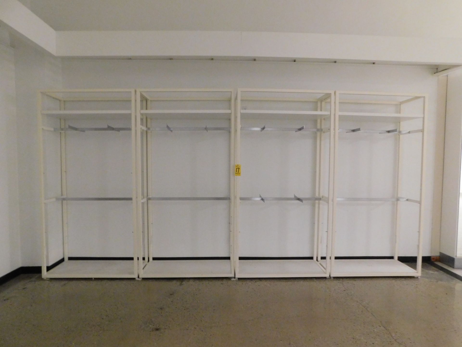 (4) Display Racks, 48" W x 24" D x 97" H