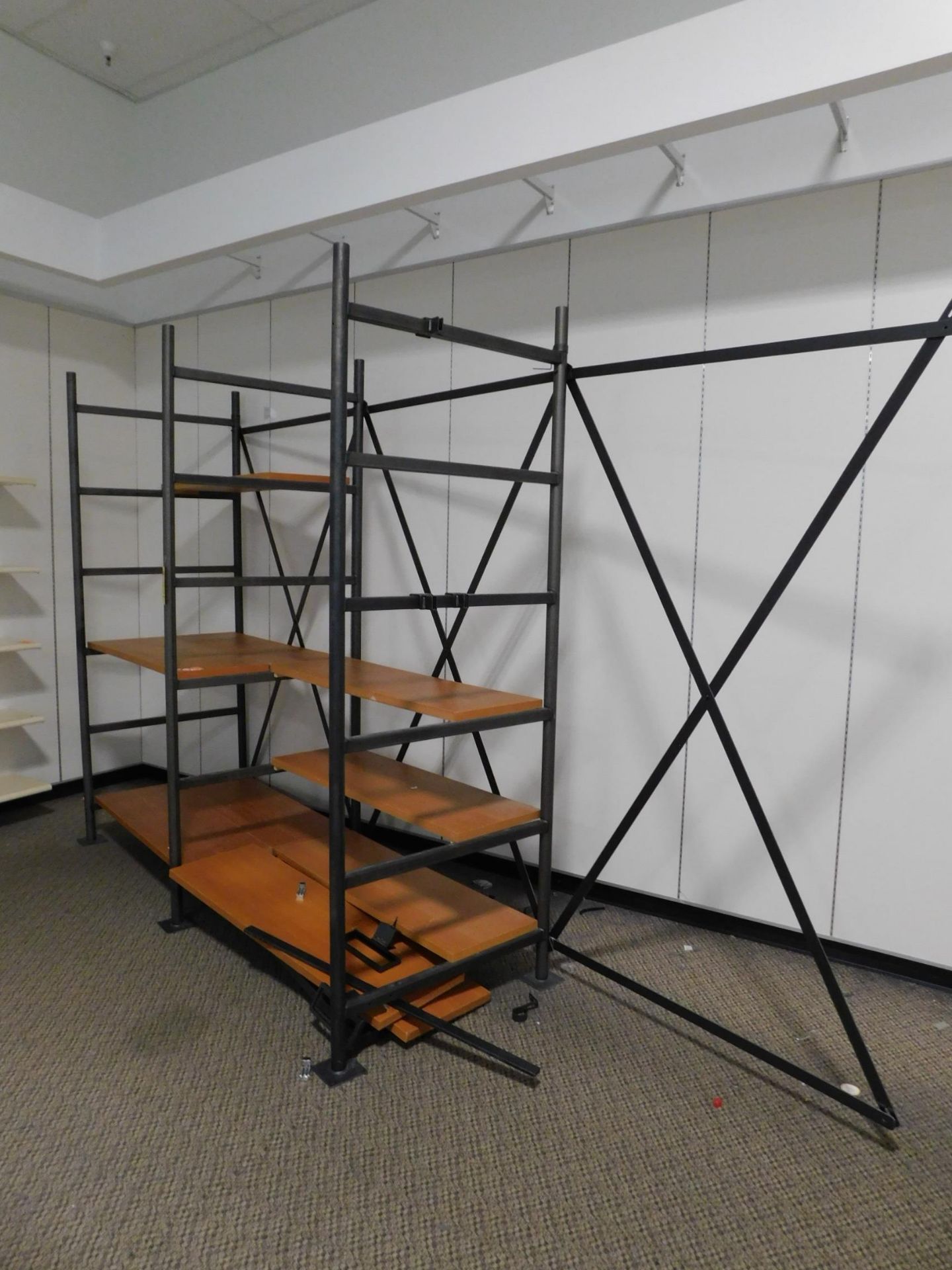 Metal Wall Shelving, 8'W x 36" D x 94" H - Image 2 of 2