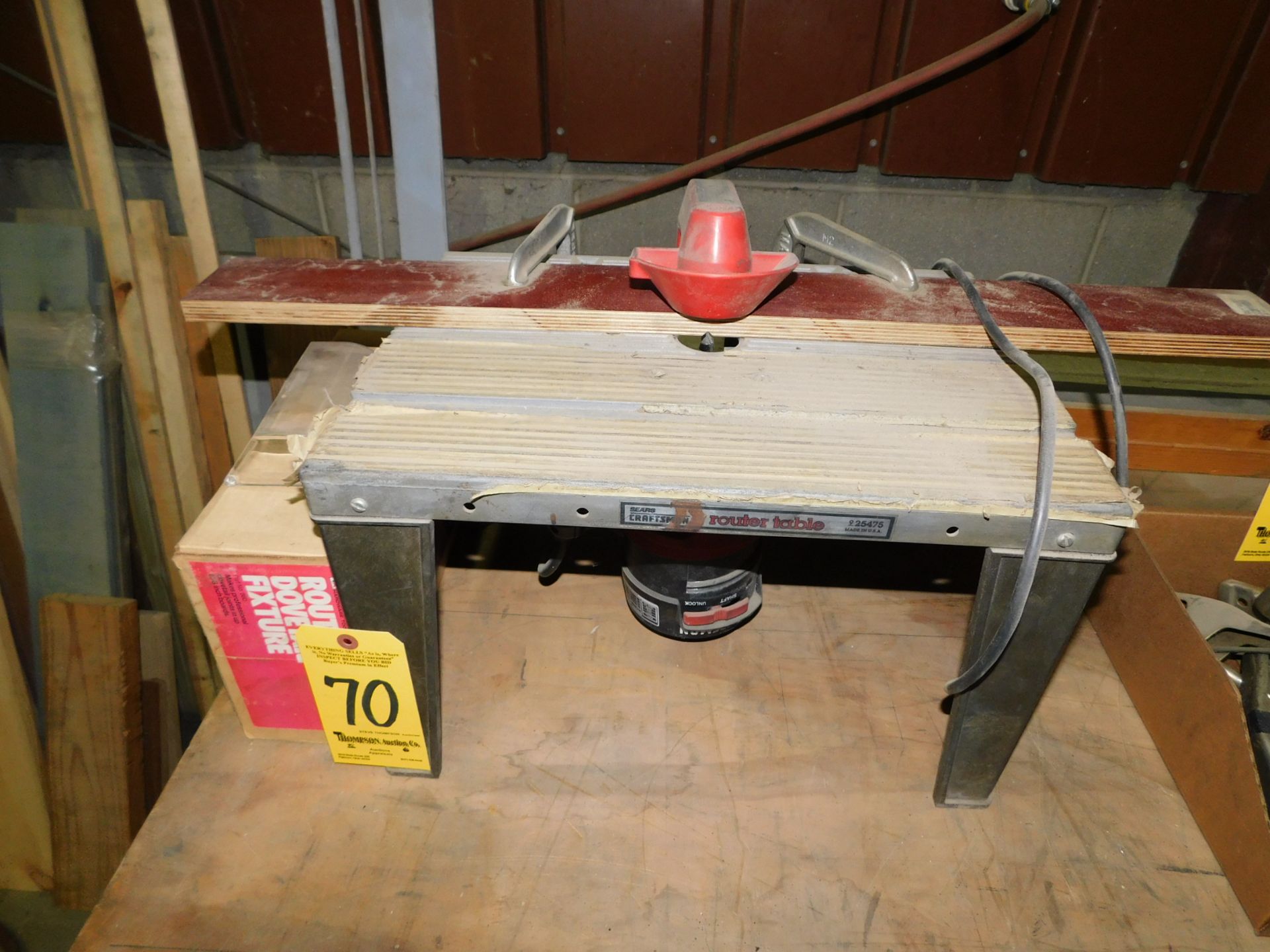 Craftsman Router with Table and Dovetail Fixture