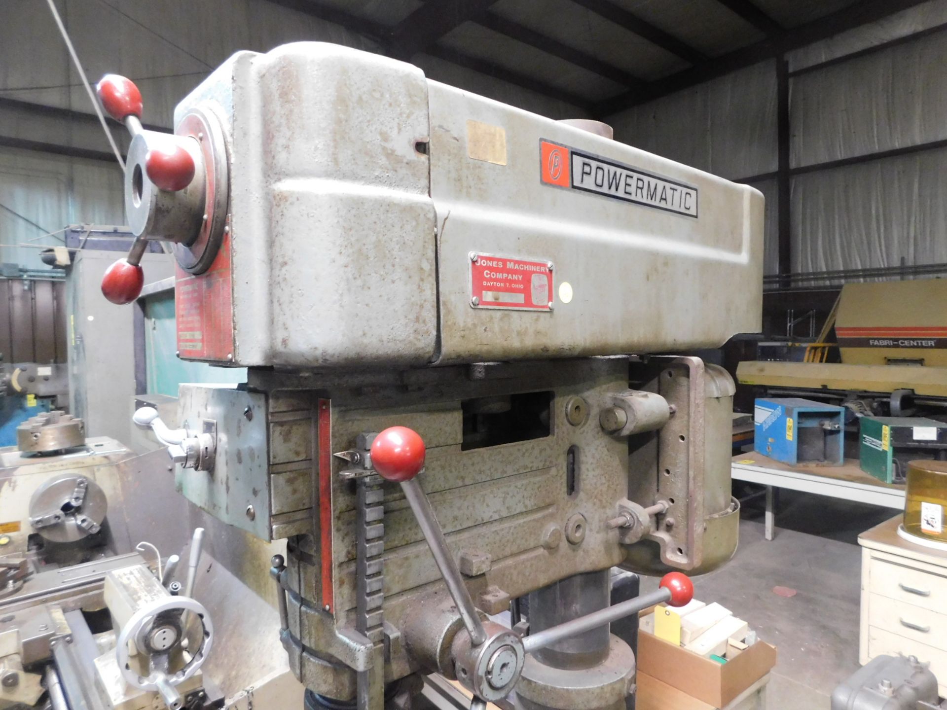 Powermatic Model 1200, 20" Variable Speed Drill Press, 1 1/2 HP, 24" X 40" Table, Loading Fee $100 - Image 5 of 6