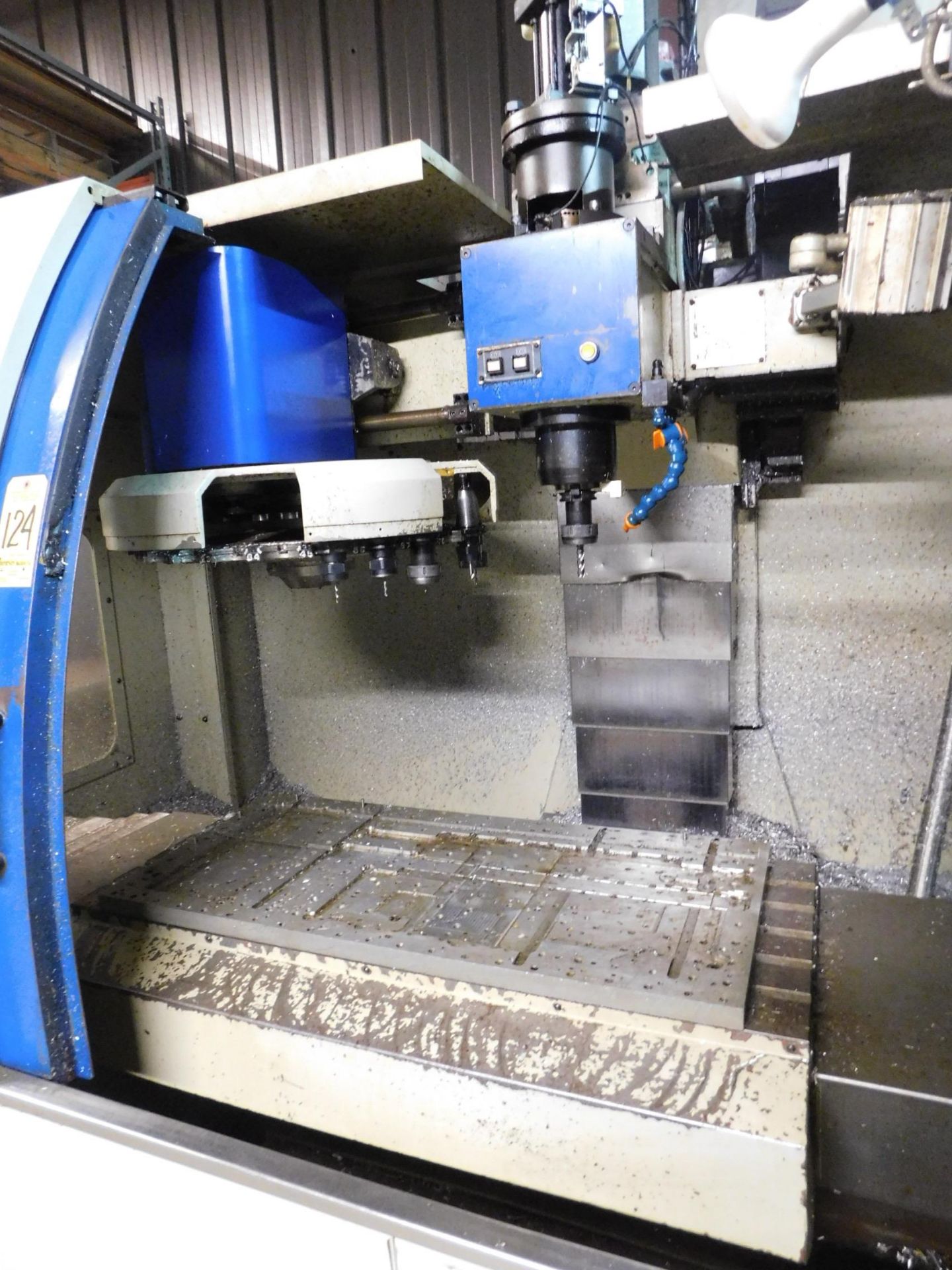 Johnford Model VMC-1050A CNC Vertical Machining Center, s/n MD0047, New 2000, Fanuc O-M CNC Control, - Image 3 of 9