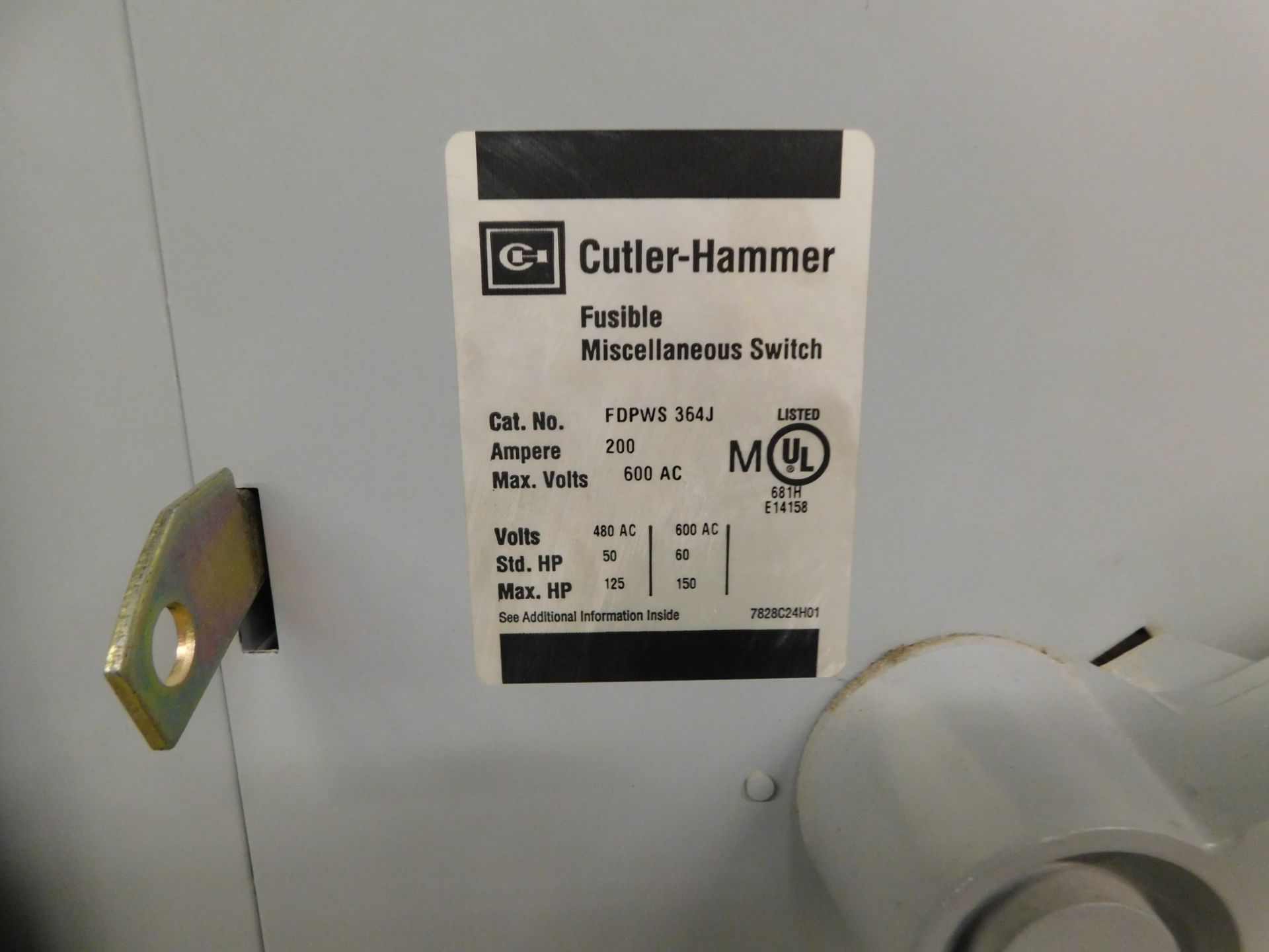 Cutler Hammer Pow-R-Line C Switchboard, DT019342, 480Y/277V, 3-Phase, 4,000 Amp - Image 5 of 5