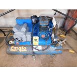 Emglo Portable Electric Air Compressor, 1 1/2 HP, 115V, 1 phs