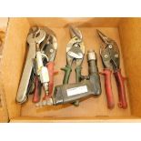 Ingersoll Rand Pneumatic Drill and Midwest Tin Snips