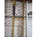 Cantilever Sheet Steel Storage Racks, 15' H x 4' W x 4' Arms, Welded Construction