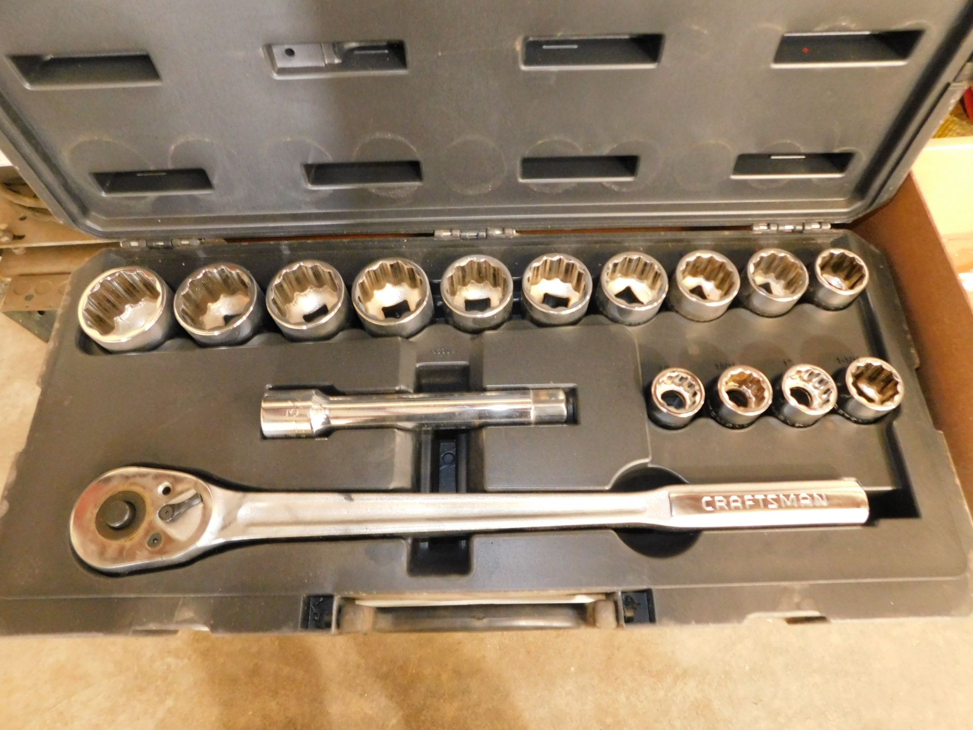 Craftsman Socket Wrench Set, 3/4" Drive, 7/8"-1 7/8" Sockets