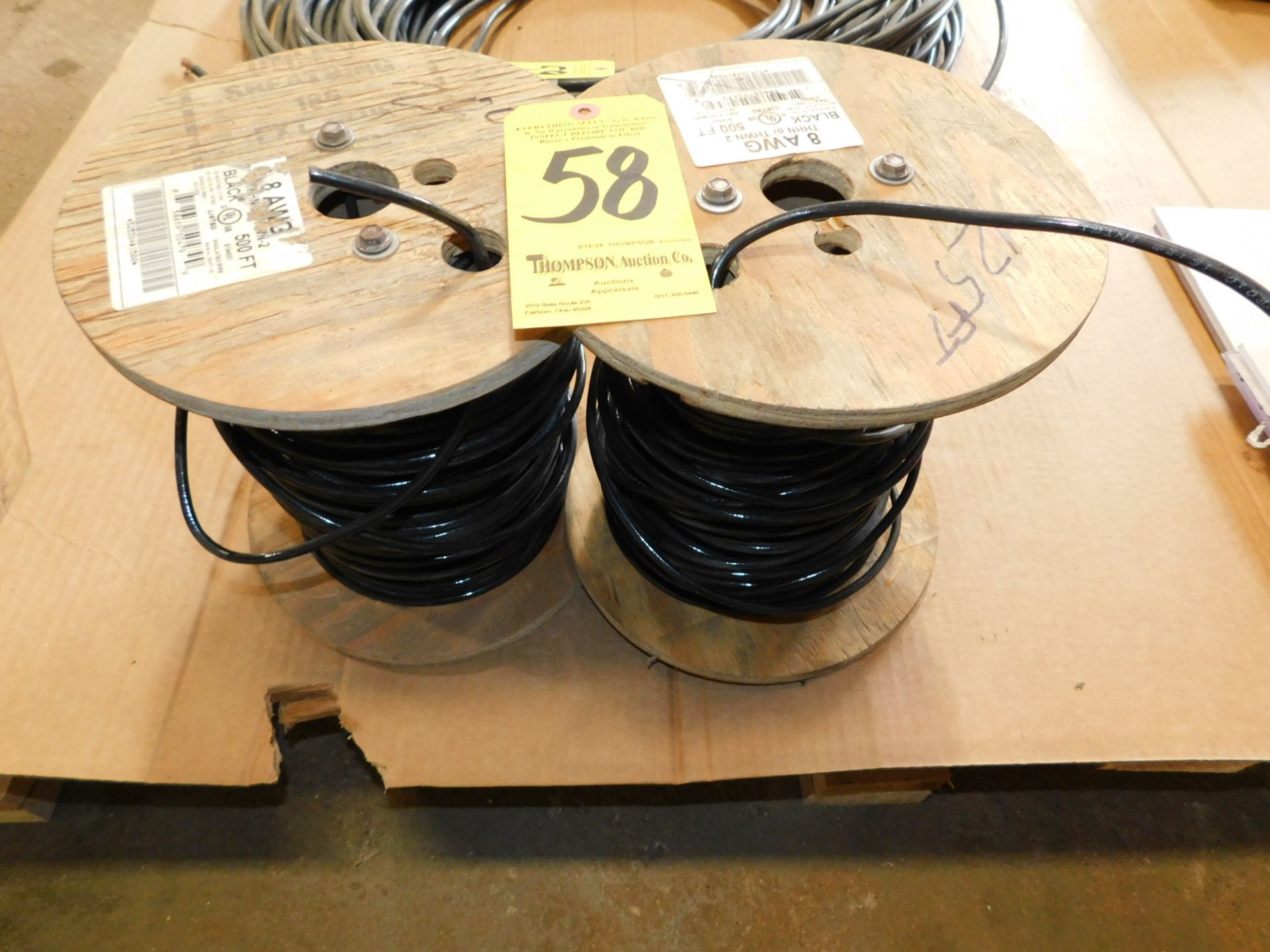 (2) Spools of Electrical Wire, 8AWG