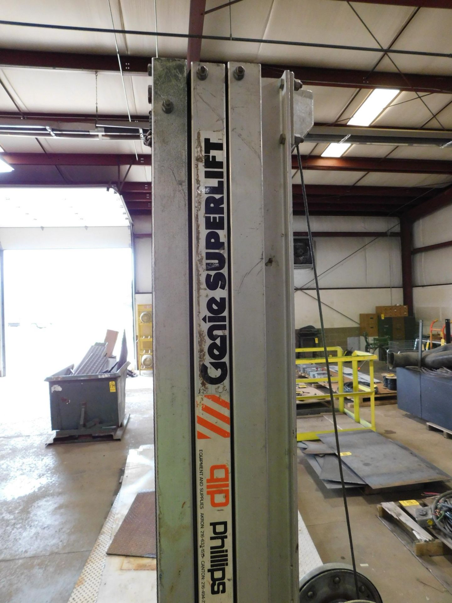 Genie Model SL-18 Superlift Duct Lift, 650 lb. cap., 18' Maximum Platform Height - Image 2 of 5