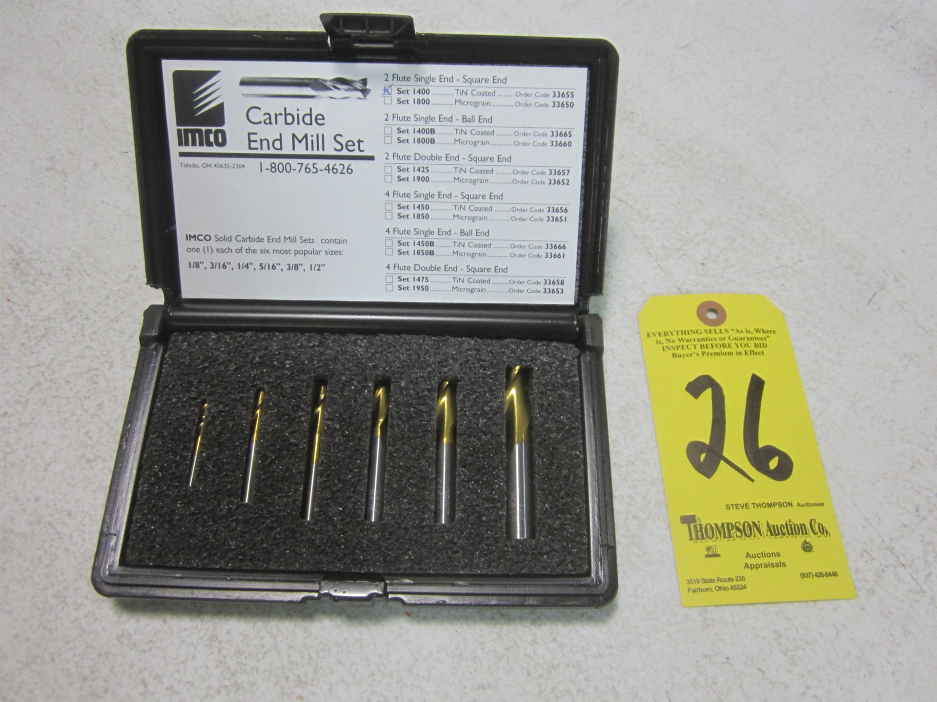 Carbide End Mill Set