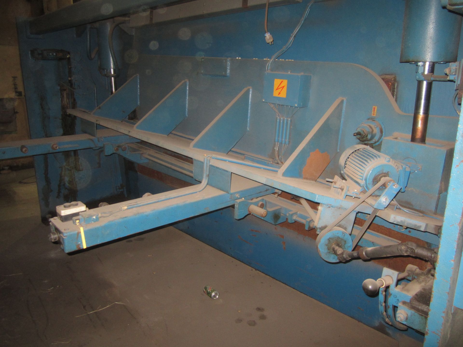 Atlantic Model HDS10'X 1/2" Hydraulic Plate Shear, s/n G8354, 10' X 1/2" Capacity, 36" Front - Image 6 of 10