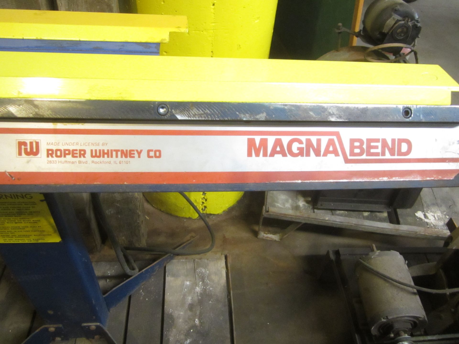 Roper Whitney Magna Bend Model MBB4181 Hand Brake, s/n 972-4-87, 4' X 18 Gauge Capacity, (1) 51" - Image 3 of 4