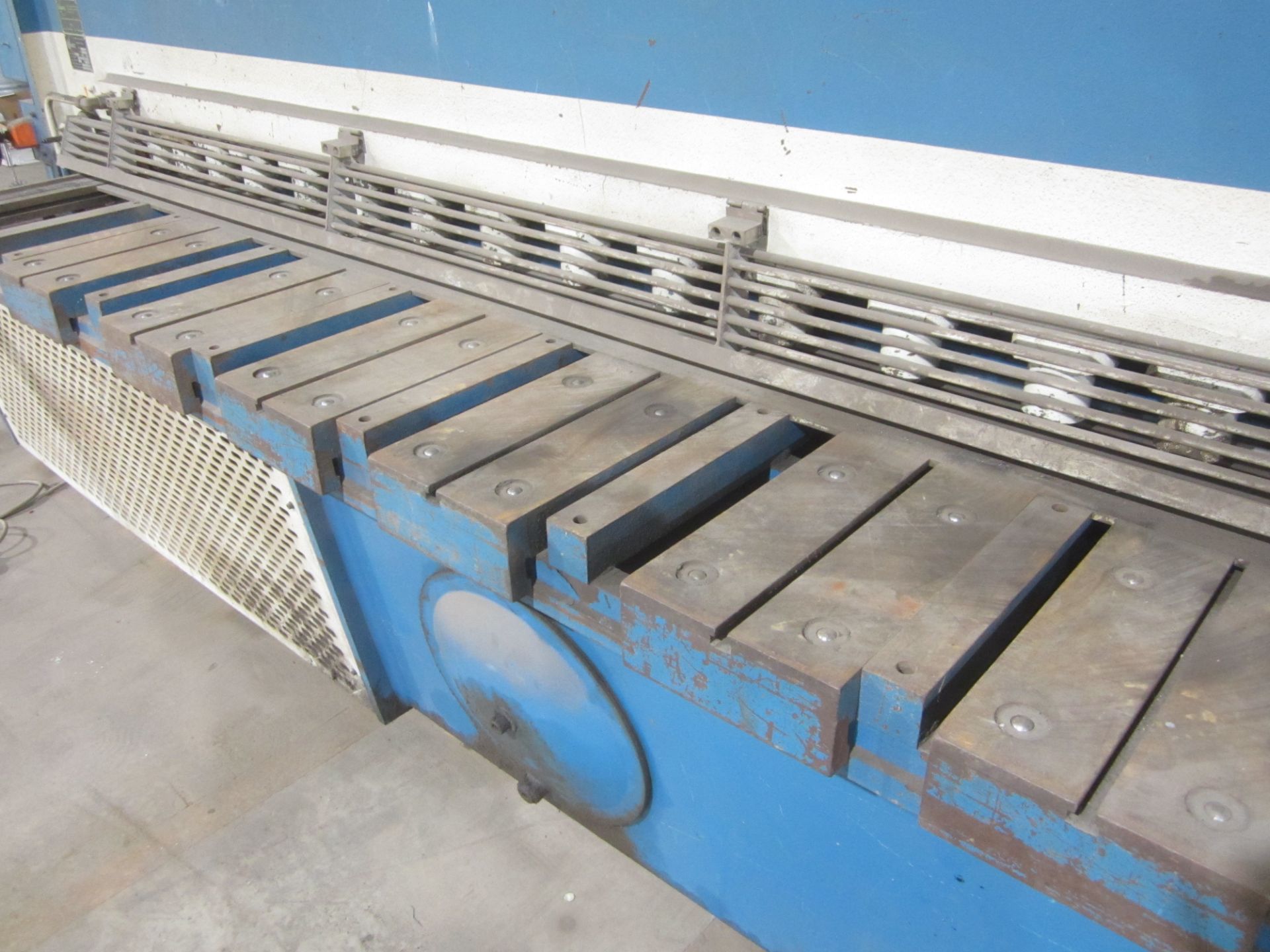 Atlantic Model HDS10'X 1/2" Hydraulic Plate Shear, s/n G8354, 10' X 1/2" Capacity, 36" Front - Image 3 of 10