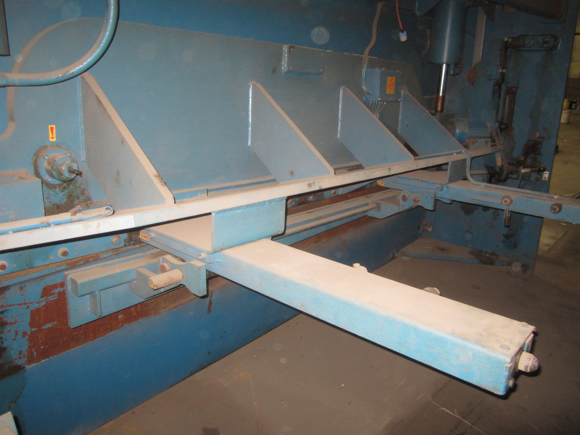 Atlantic Model HDS10'X 1/2" Hydraulic Plate Shear, s/n G8354, 10' X 1/2" Capacity, 36" Front - Image 9 of 10