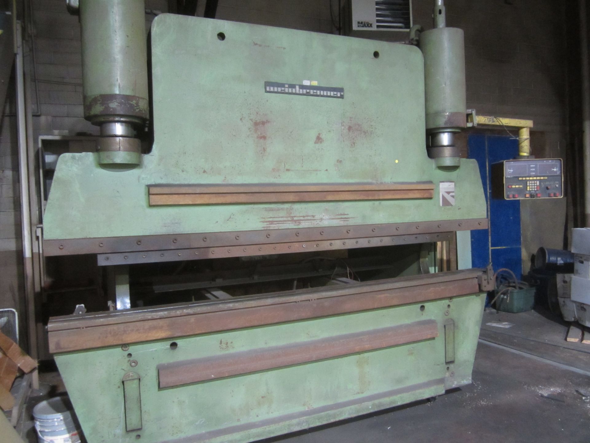 Weinbrenner Model AP150.1 Hydraulic Press Brake, s/n 733A, 10' X 165 Ton Capacity, 10'2" Overall Bed - Image 2 of 12