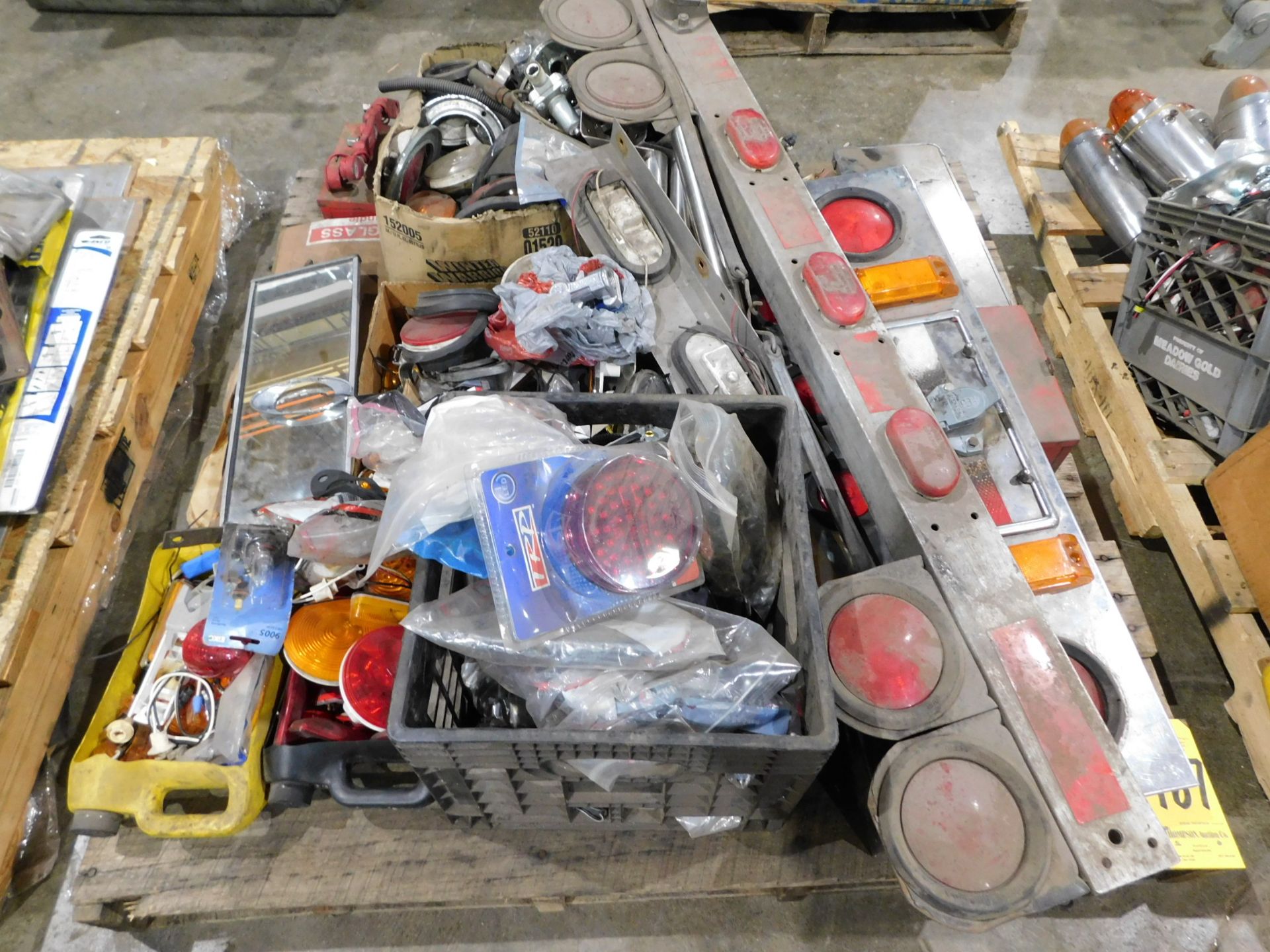 Skid Lot of Assorted Truck Parts