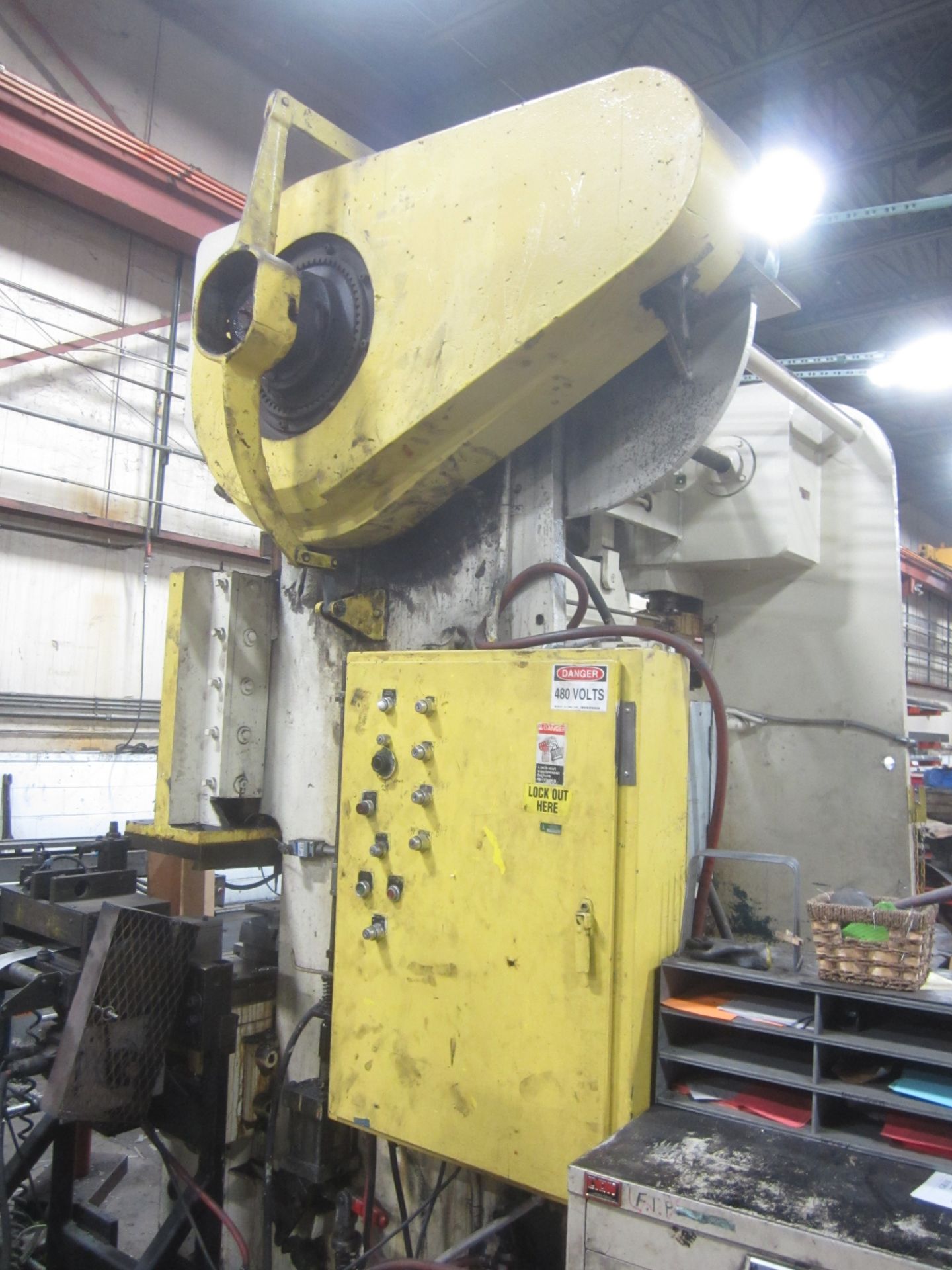 Chicago Dreis & Krump Model 810R Mechanical Press Brake, s/n L-19844, 150 Ton, 10’ Overall, 8’6” - Image 5 of 6