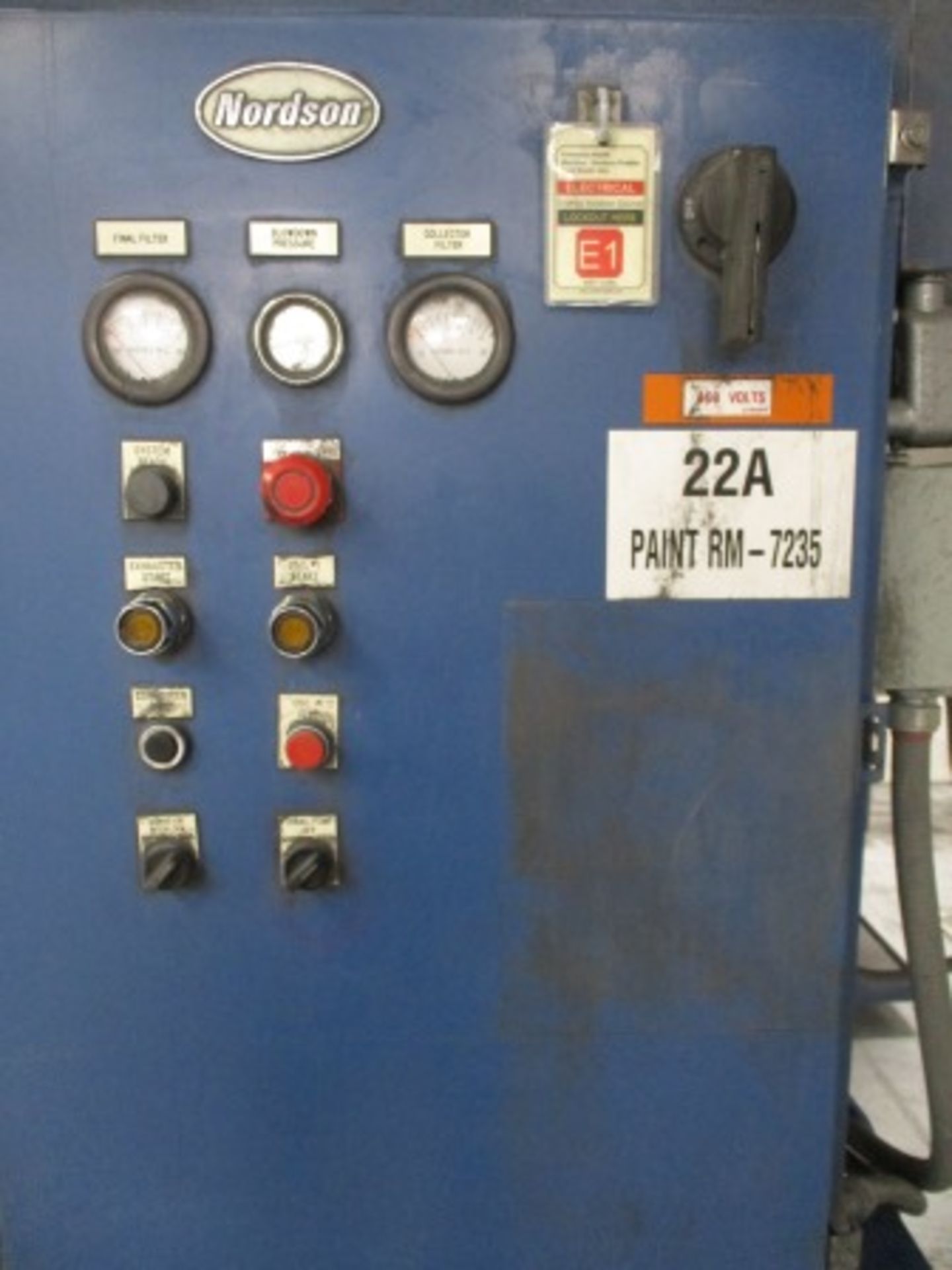 Nordson Powder Coat Paint System, New 2003, (2) Nordson Model NHC-4 Automatic Powder Coat Booths, - Image 28 of 58