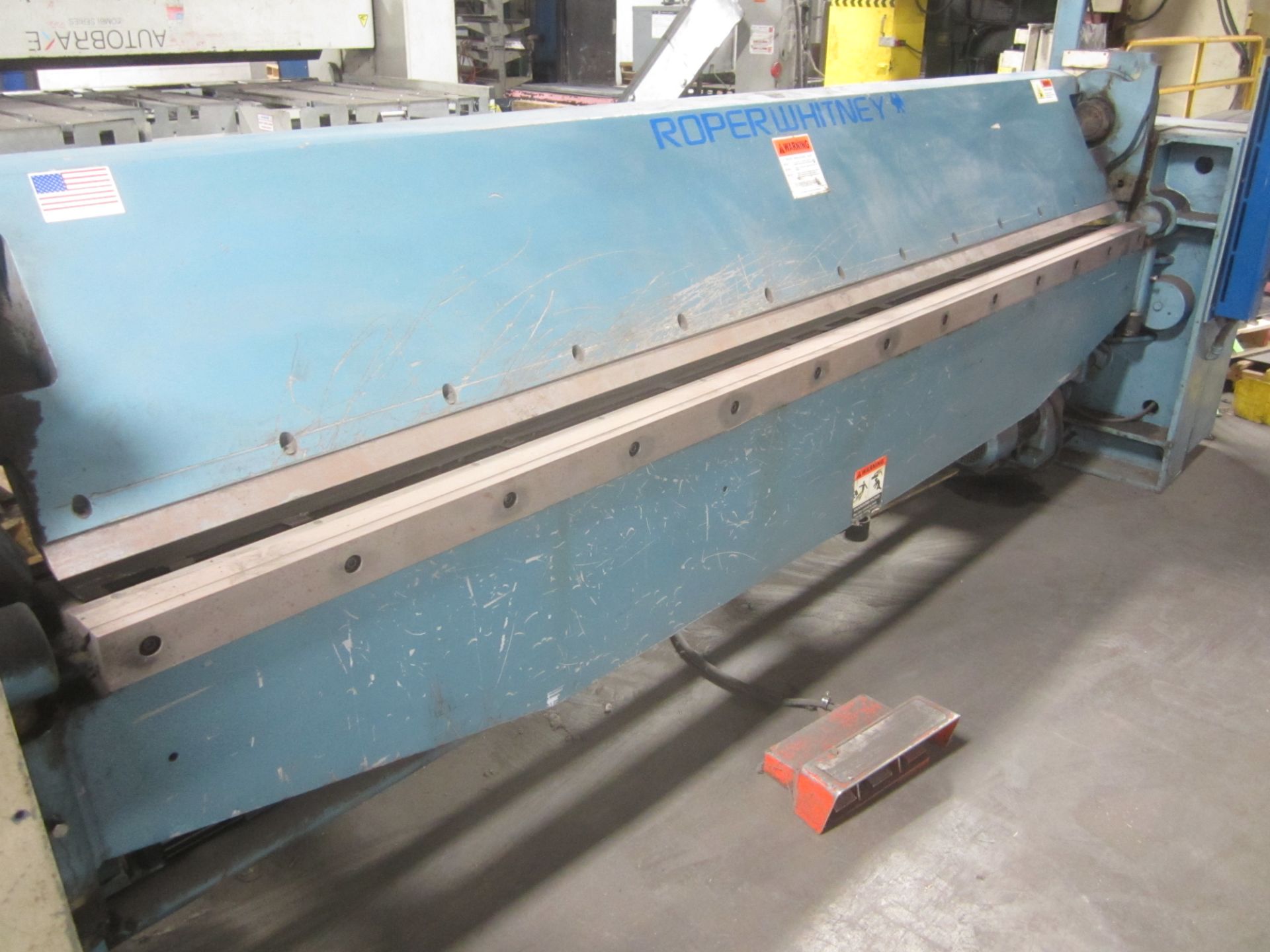 Roper Whitney Model AB101-4KO CNC Folding Machine, 515-05-98, New 1998, Orion CNC Control, 122” - Image 3 of 13