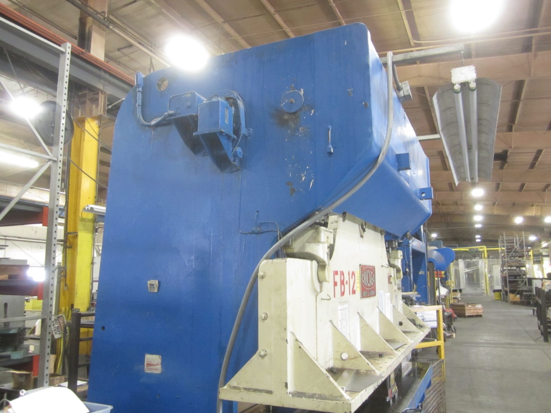 Chicago Dreis & Krump Model 810M Mechanical Press Brake, s/n L-15018, 110 Ton, 10’ Overall, 8’6” - Image 4 of 11