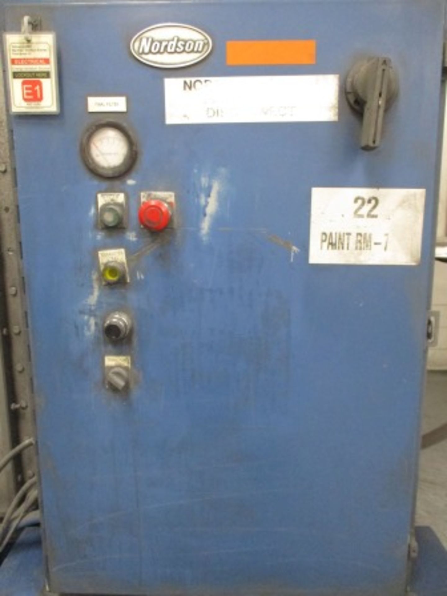 Nordson Powder Coat Paint System, New 2003, (2) Nordson Model NHC-4 Automatic Powder Coat Booths, - Image 43 of 58