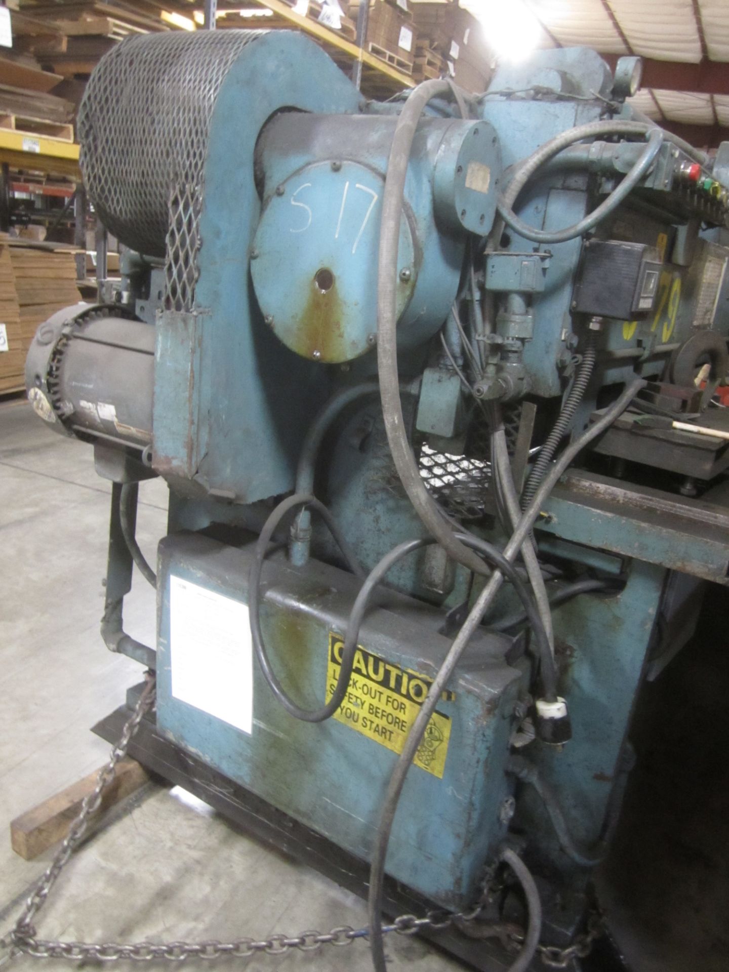 Lodge & Shipley Model U2L0-SL Power Squaring Shear, s/n 47331, 10’ X 10 Gage, Front Operated - Image 6 of 9