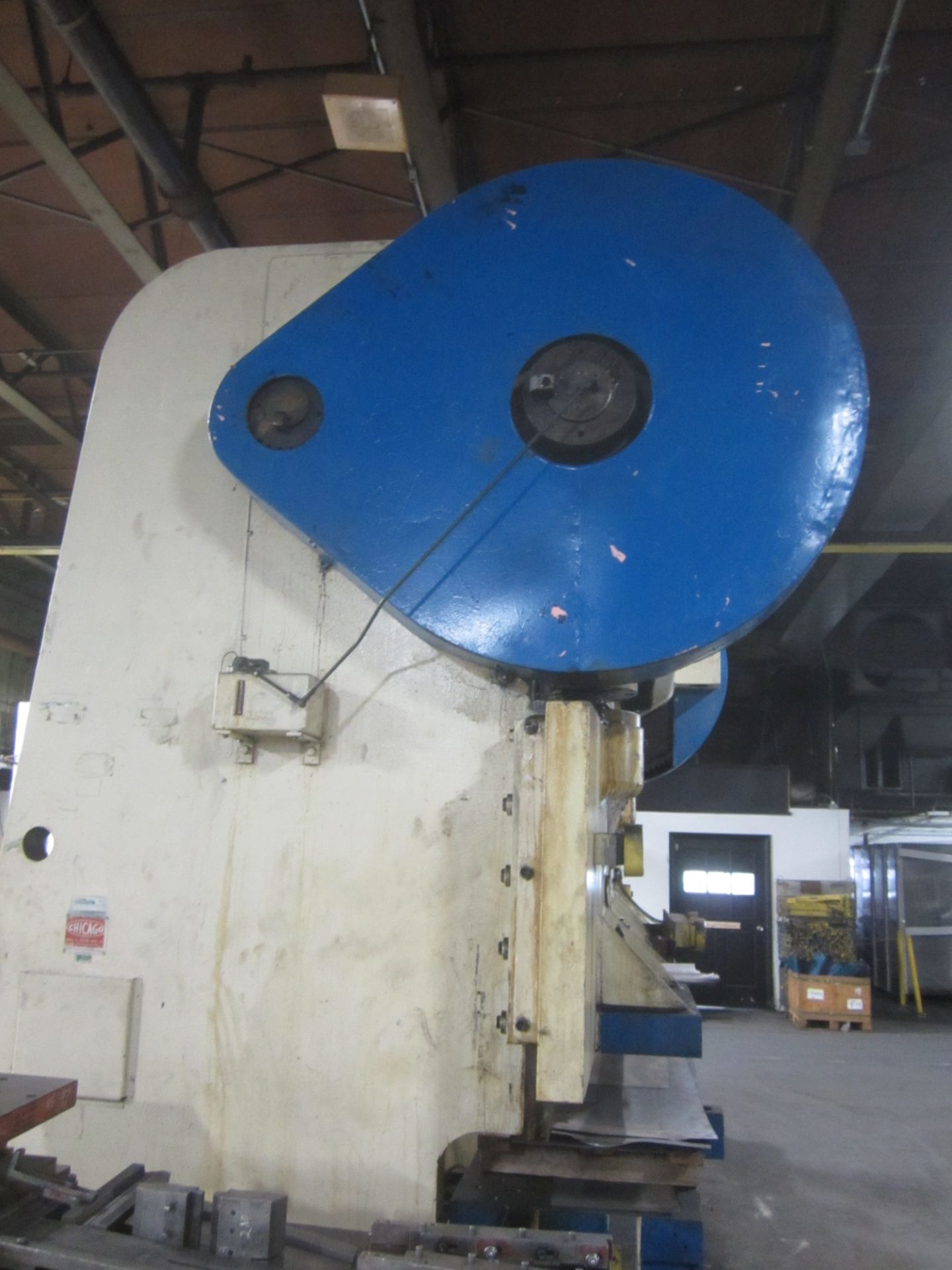 Chicago Dreis & Krump Model 400-D-10 Mechanical Press Brake, s/n P-9375, 400 Ton, 10’6” Overall, 8’ - Image 7 of 8