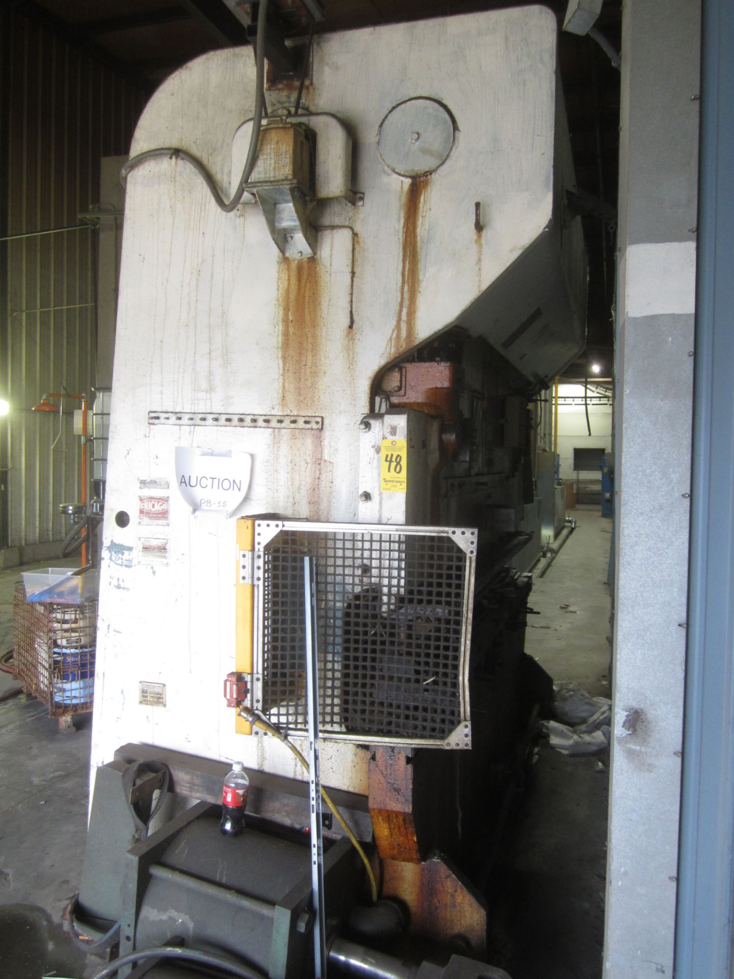 Chicago Dreis & Krump Model 810R Mechanical Press Brake, s/n L-18843, 150 Ton, 10’ Overall, 8’6”